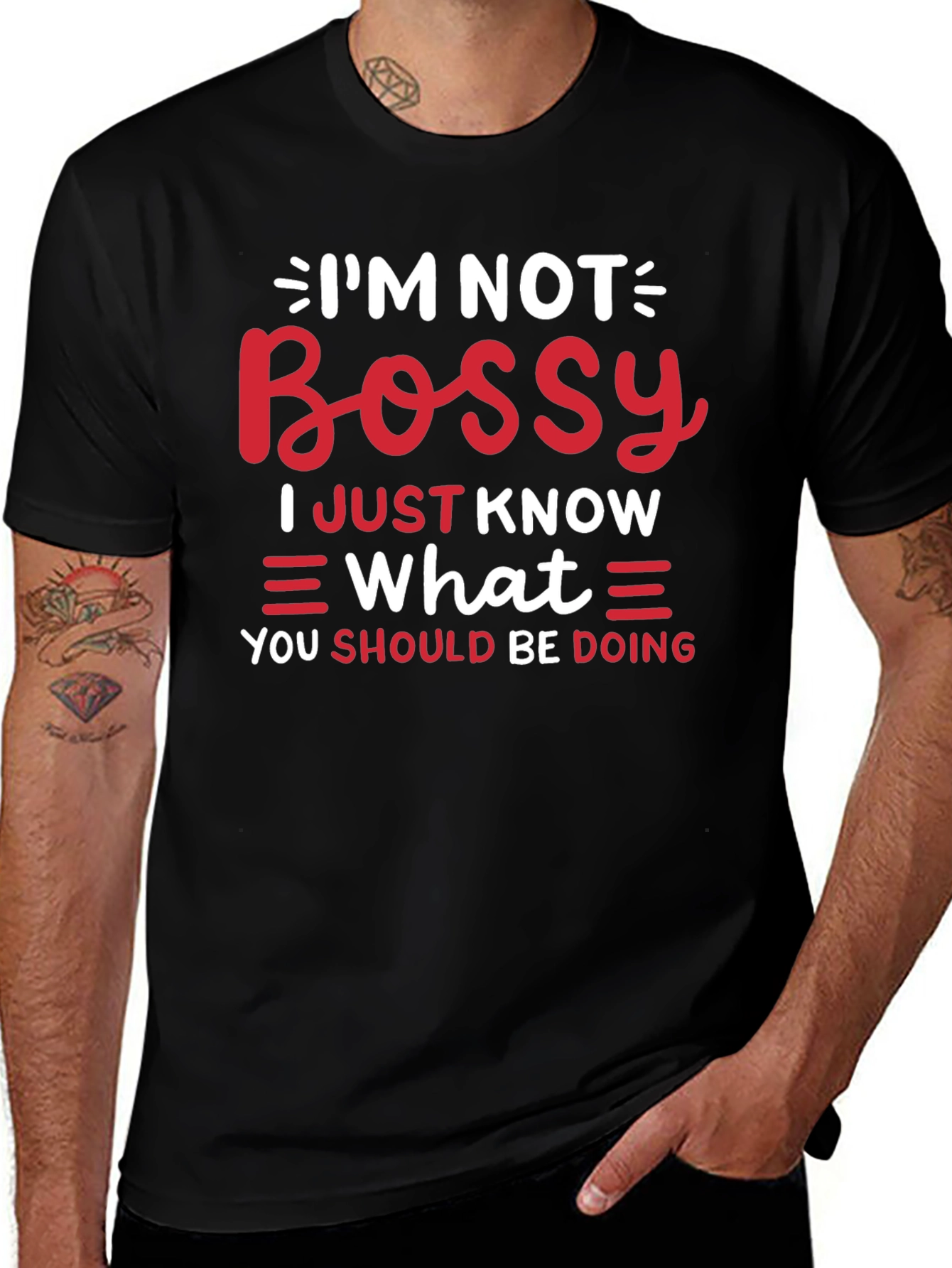 Variant 22 of Funny "I'm Not Bossy" Graphic Tee