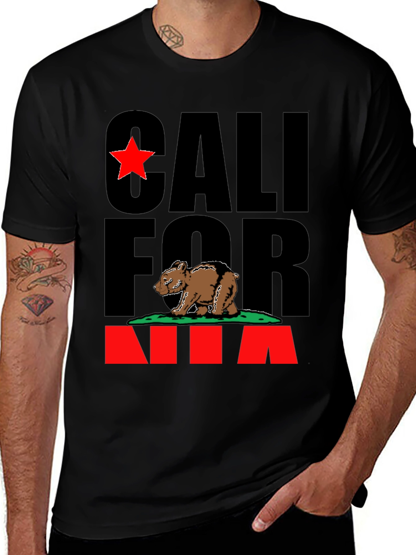 Variant 21 of California Bear T-Shirt
