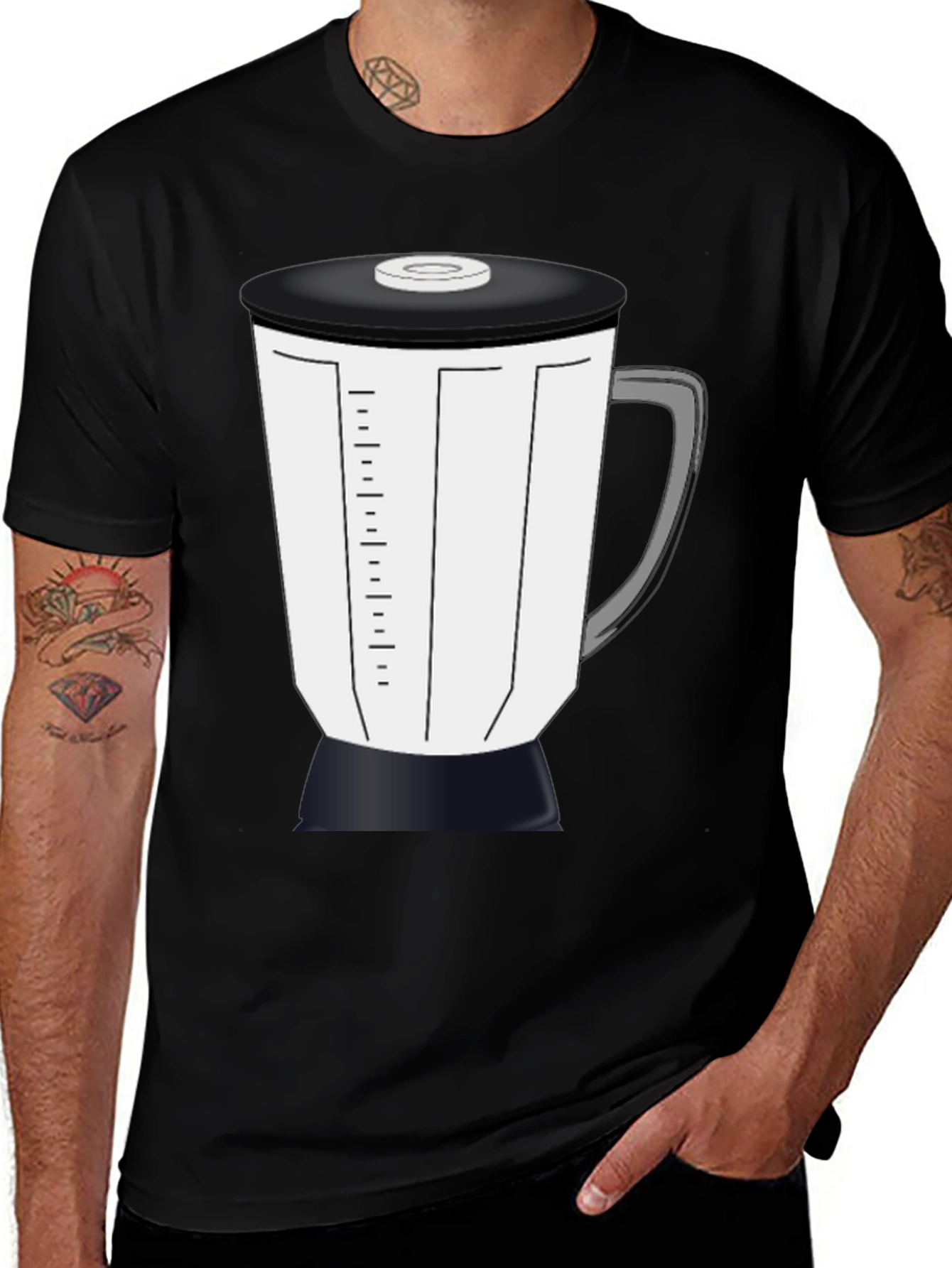 Variant 28 of Blender Graphic Tee - Whimsical Kitchen Fashion