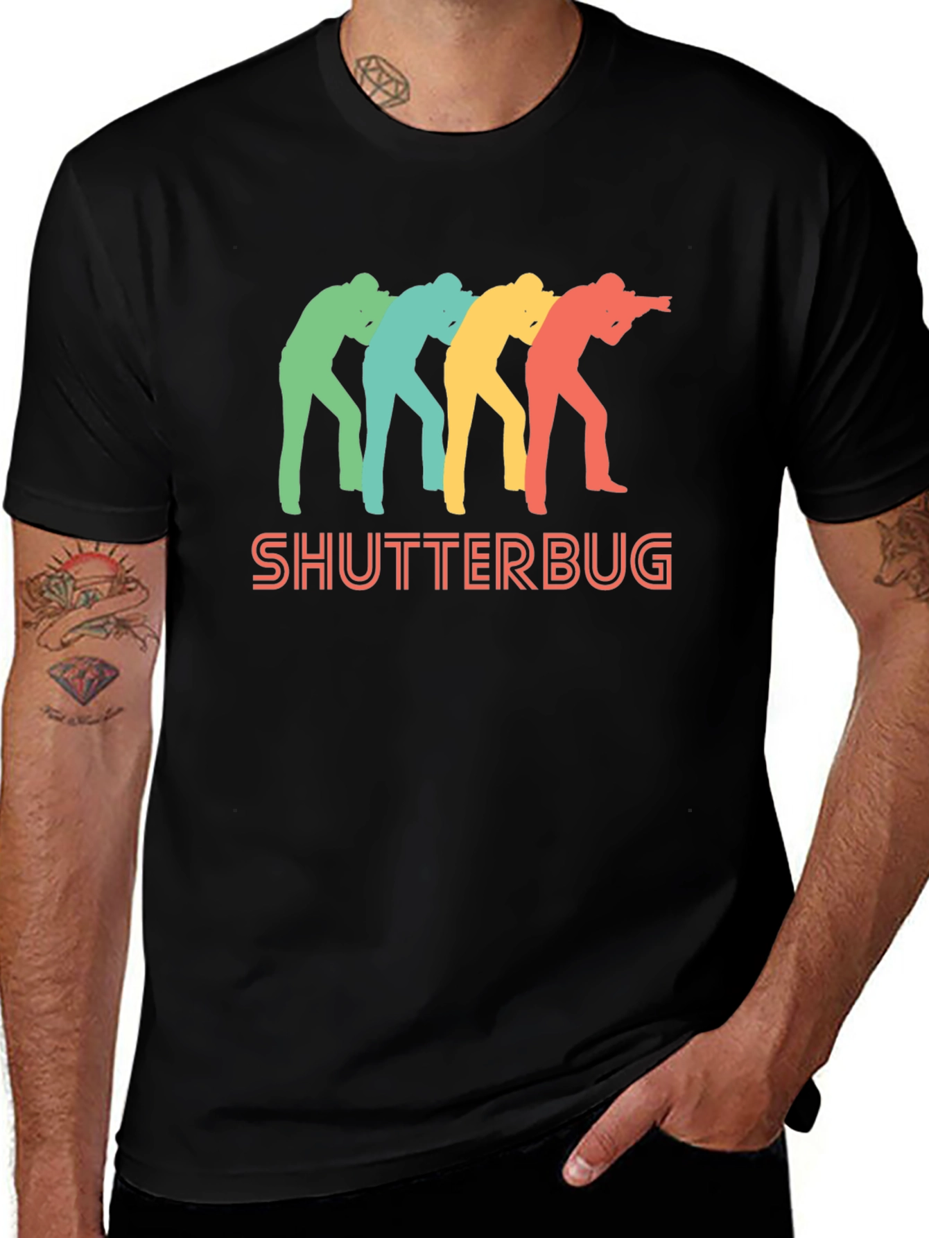 Shutterbug Retro Graphic Tee - Photographer T-Shirt