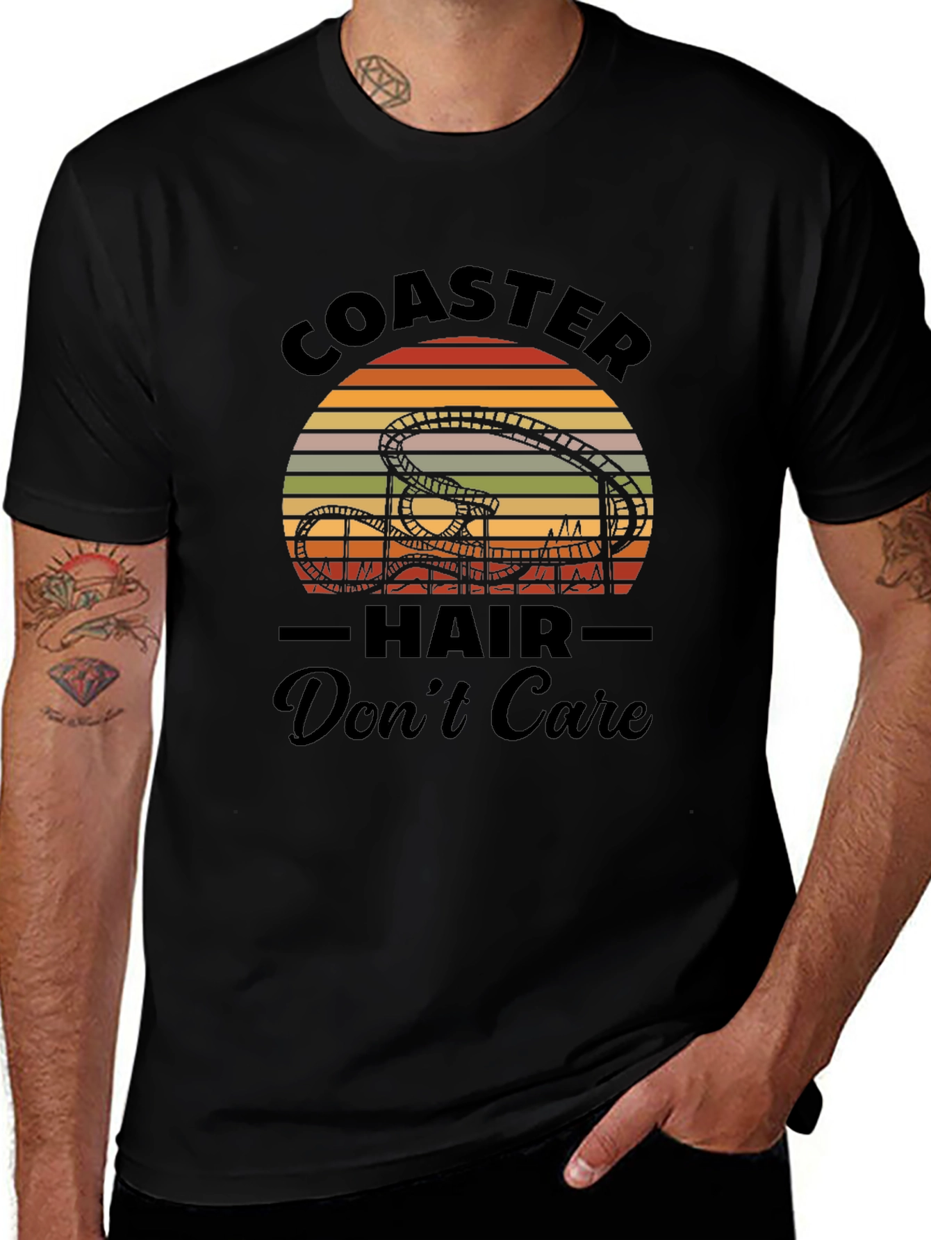 Variant 2 of Coaster Hair Don't Care Graphic T-Shirt