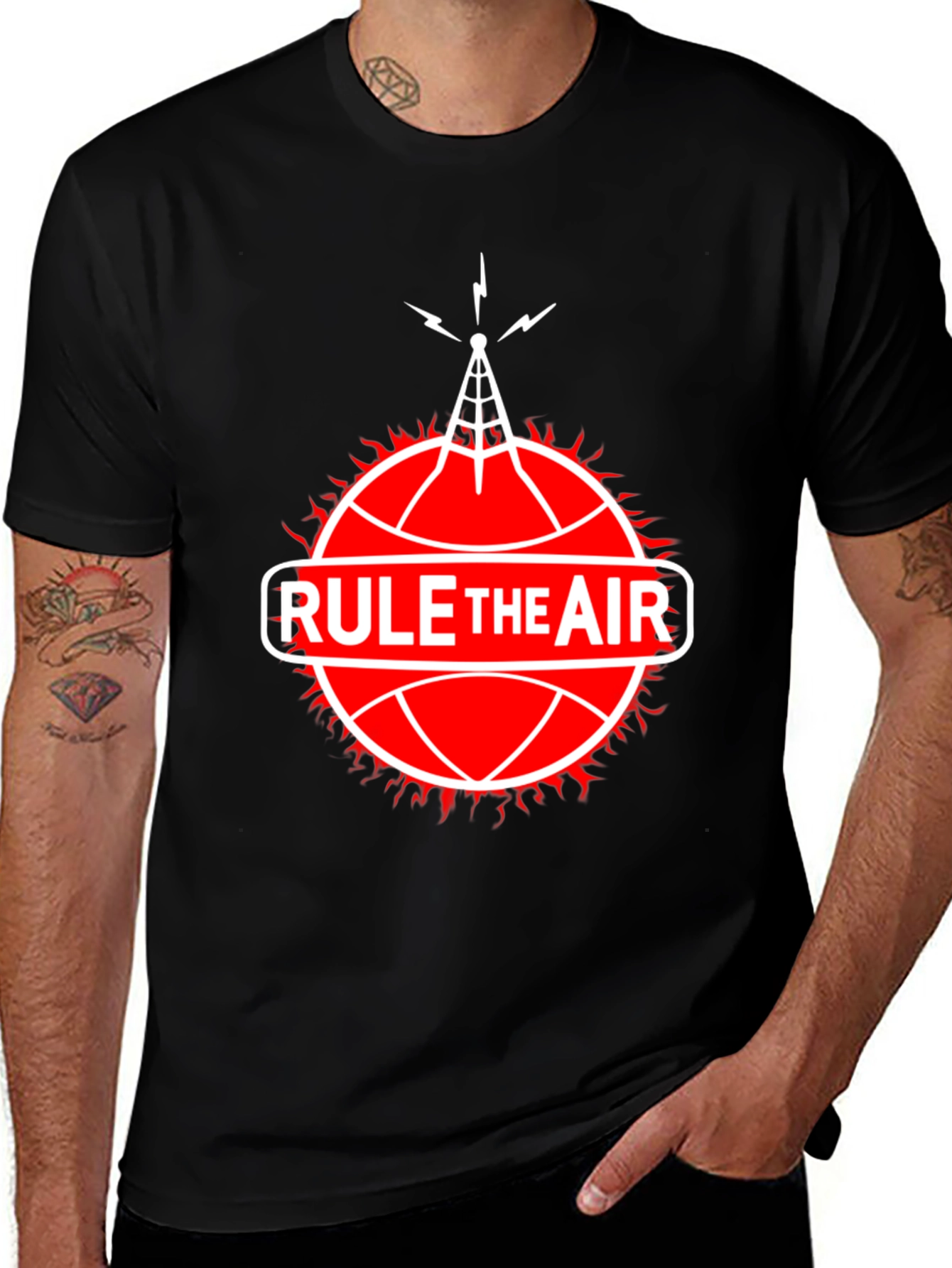 Variant 28 of Rule the Air T-Shirt - Radio Tower Graphic Tee