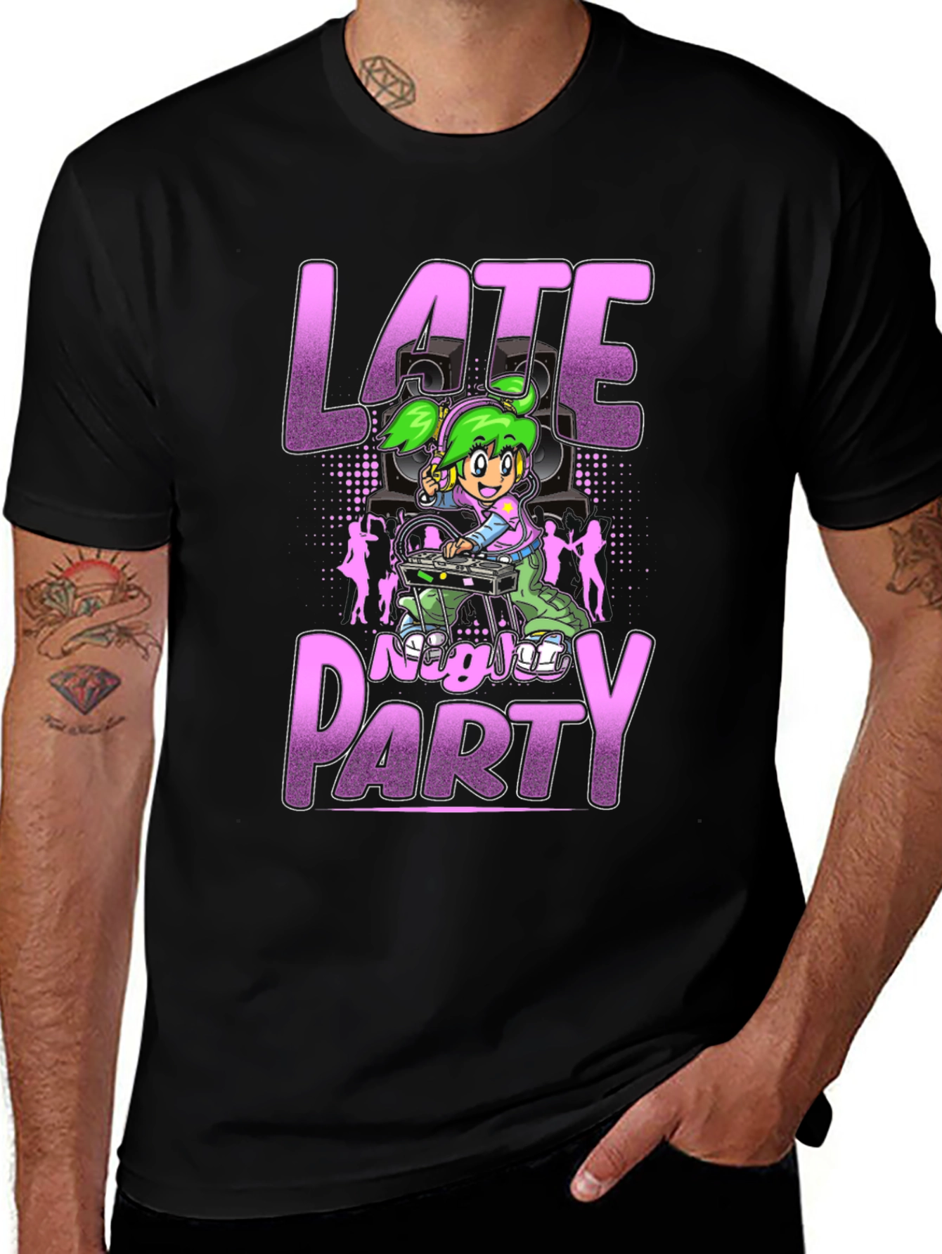 Variant 29 of Late Night Party Graphic T-Shirt