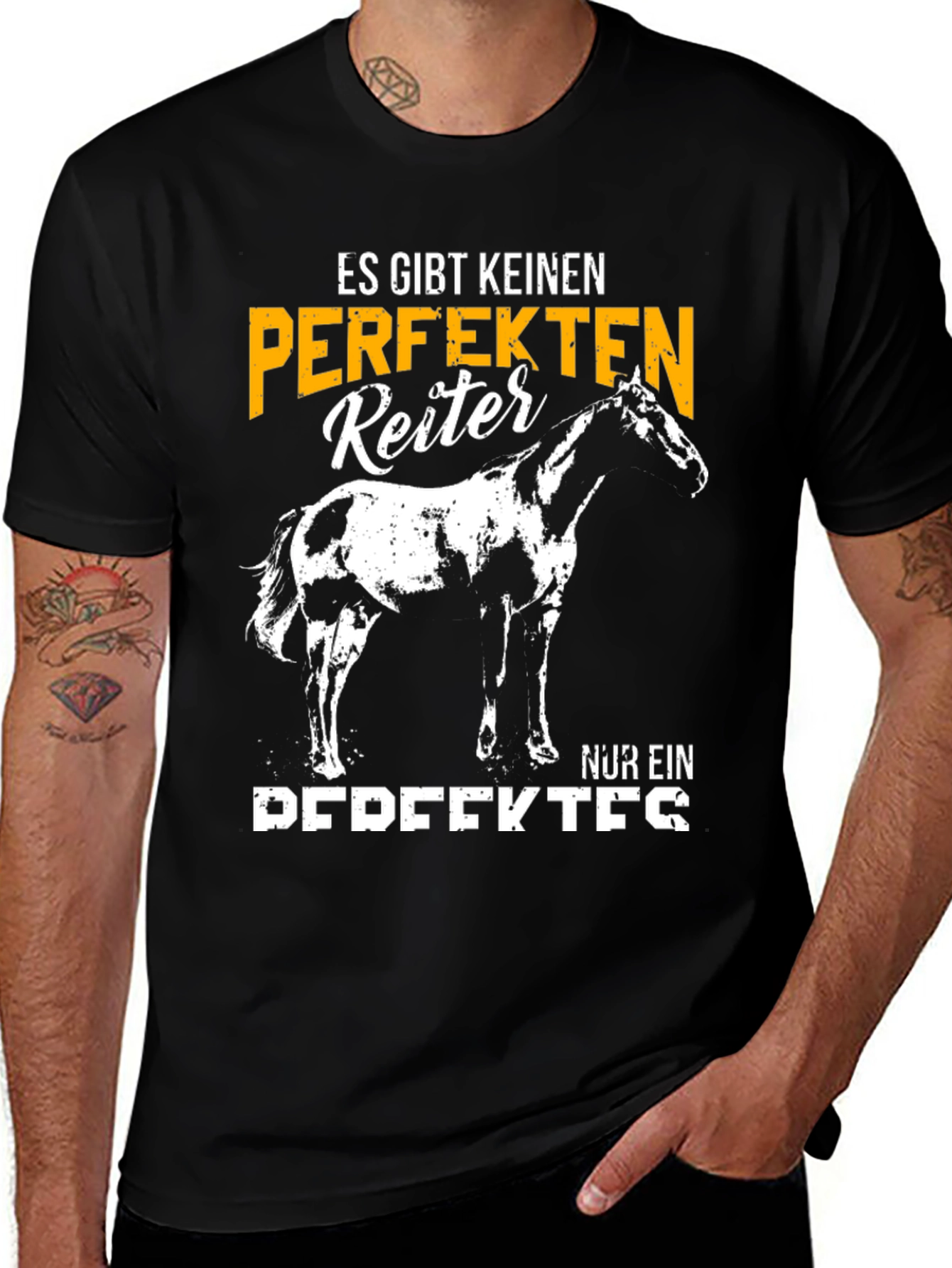 Perfect Rider T-Shirt Horse Graphic Tee