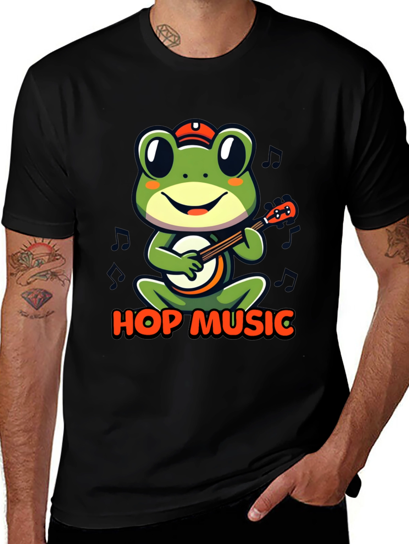 Variant 25 of Hop Music Frog Graphic Tee
