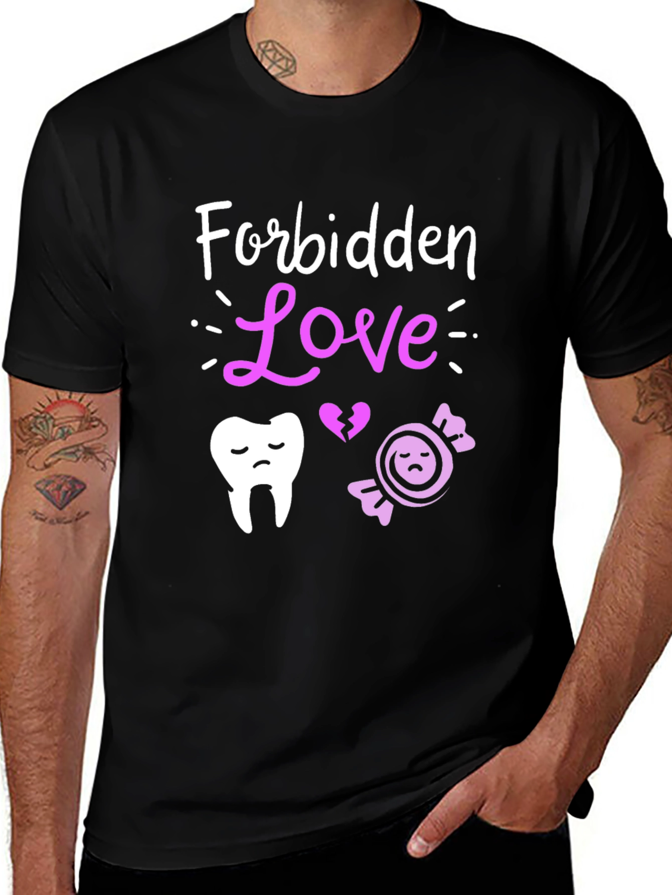Forbidden Love T-Shirt - Humorous Graphic Tee