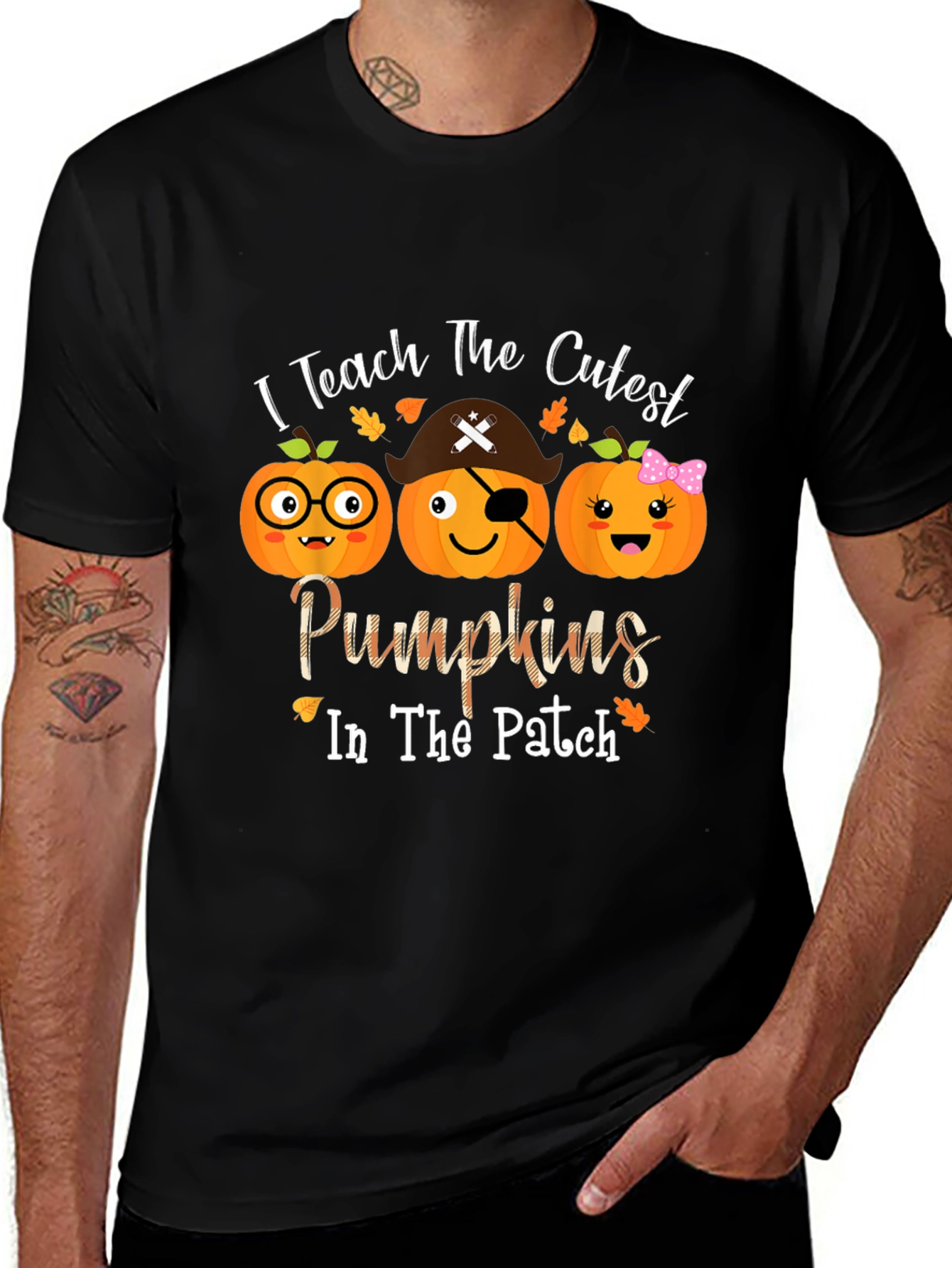Variant 25 of Teacher Halloween Pumpkin T-Shirt