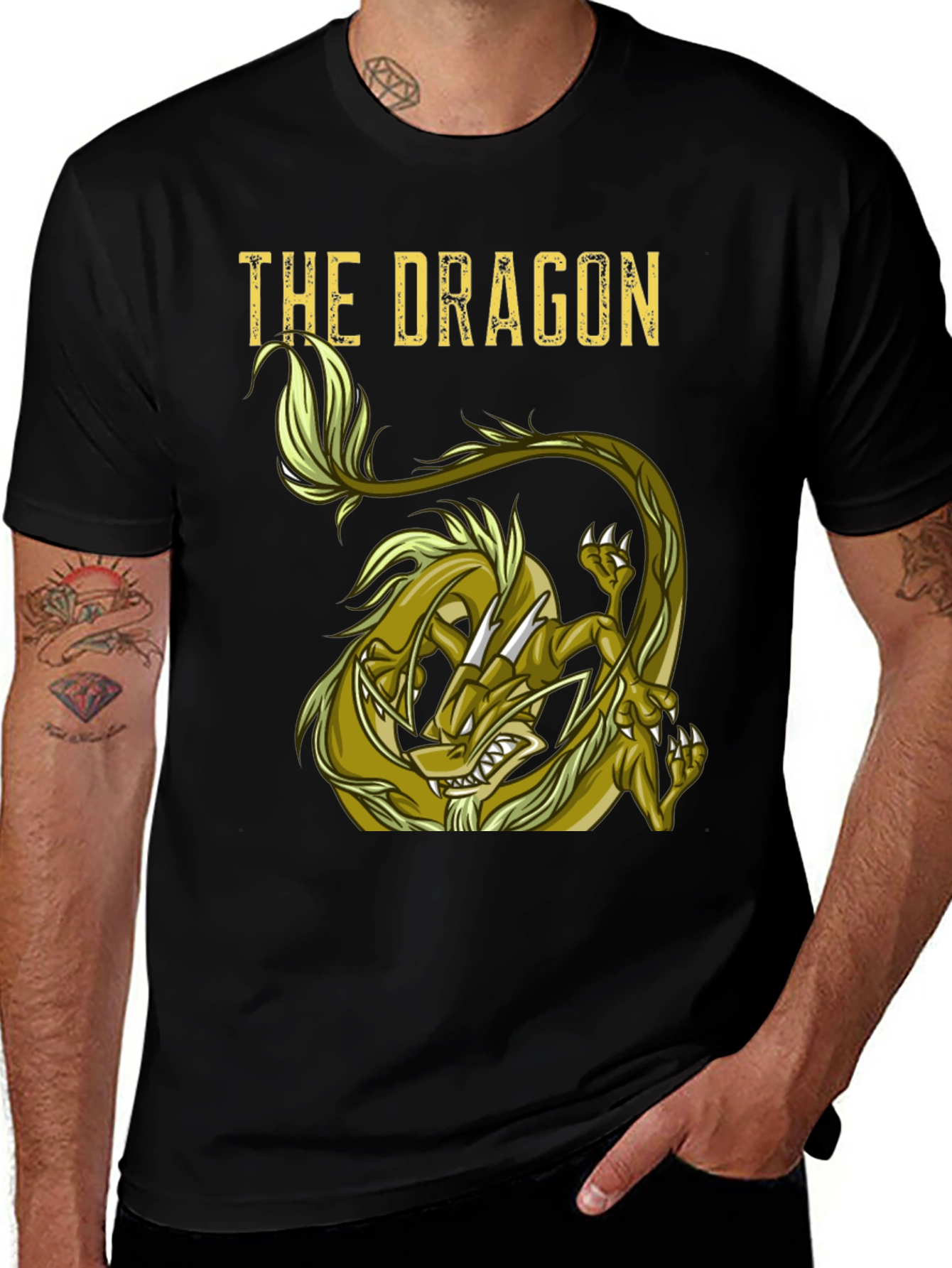 Variant 14 of The Dragon Graphic Print T-Shirt