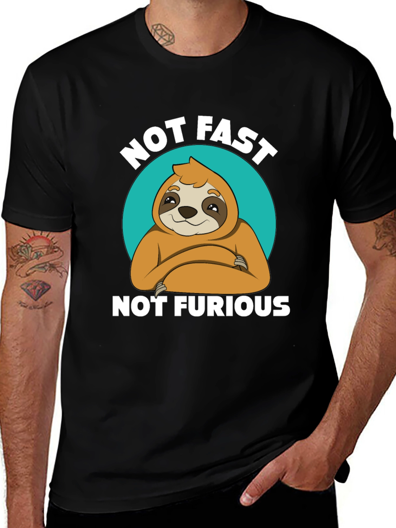 Variant 24 of Not Fast Not Furious Sloth T-Shirt