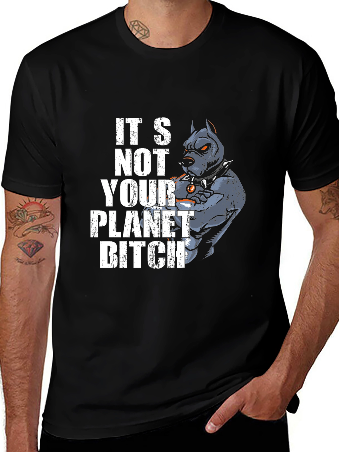 Variant 2 of It's Not Your Planet Pitbull T-Shirt