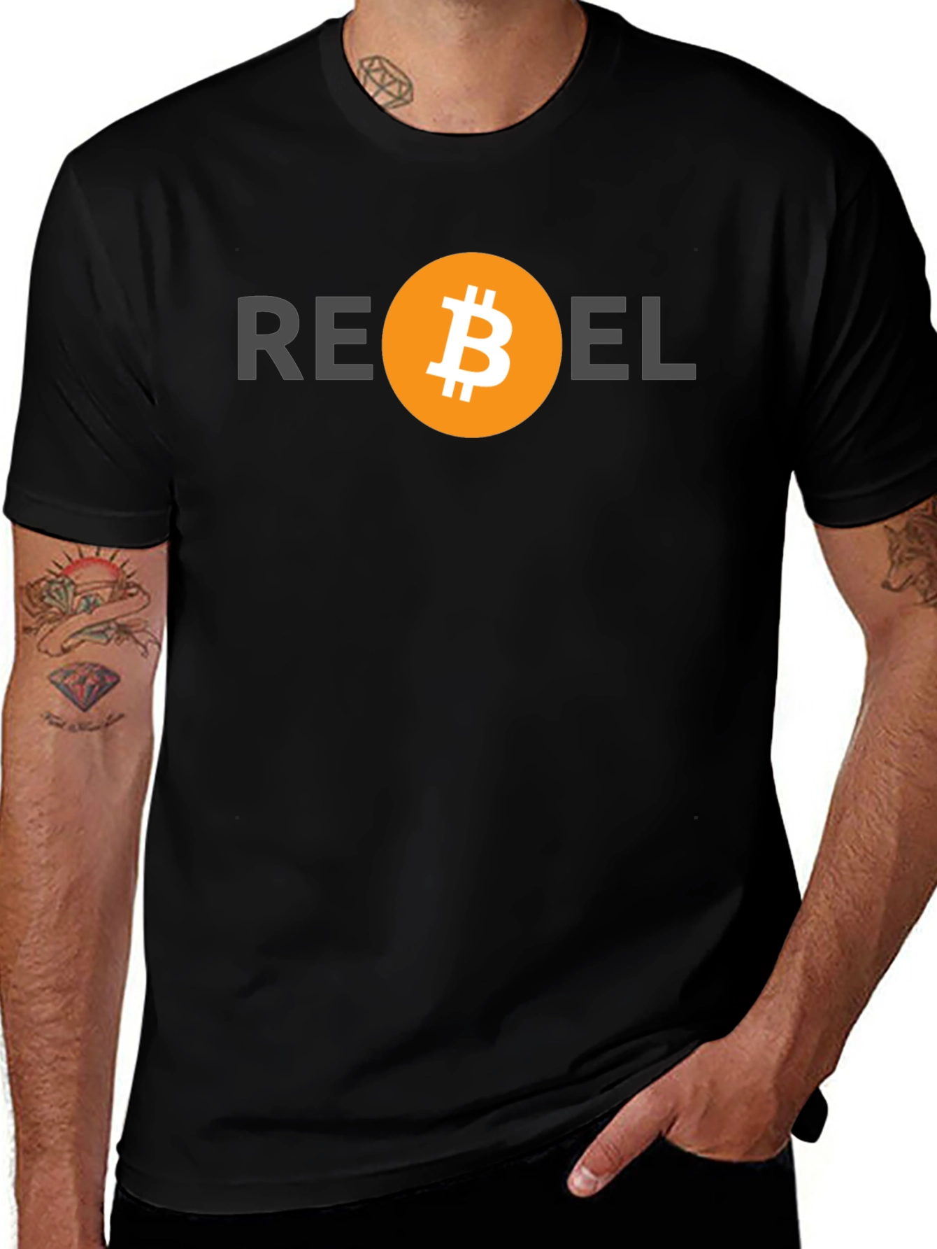 Bitcoin Rebel Graphic T-Shirt