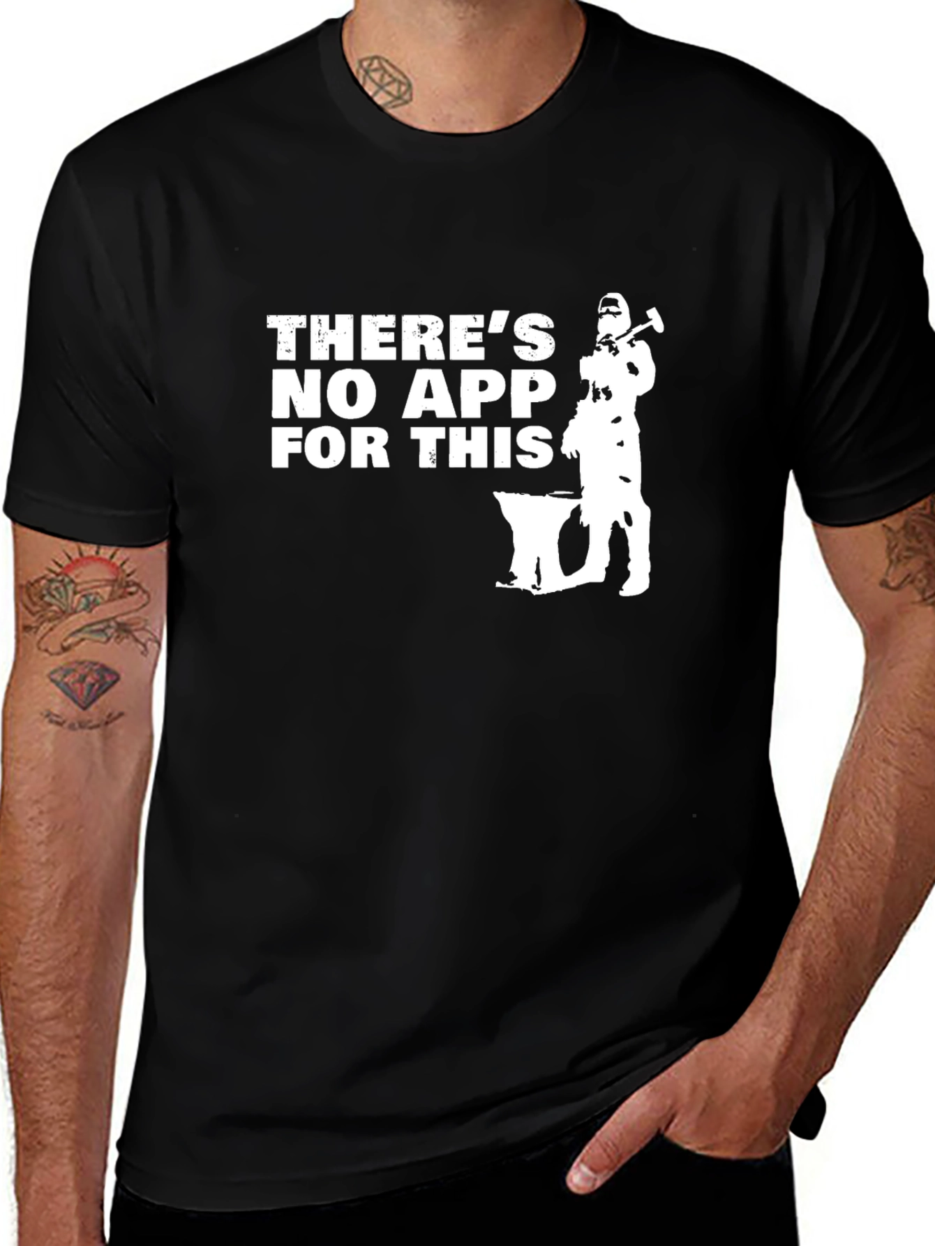 Variant 8 of There's No App For This Blacksmith T-Shirt