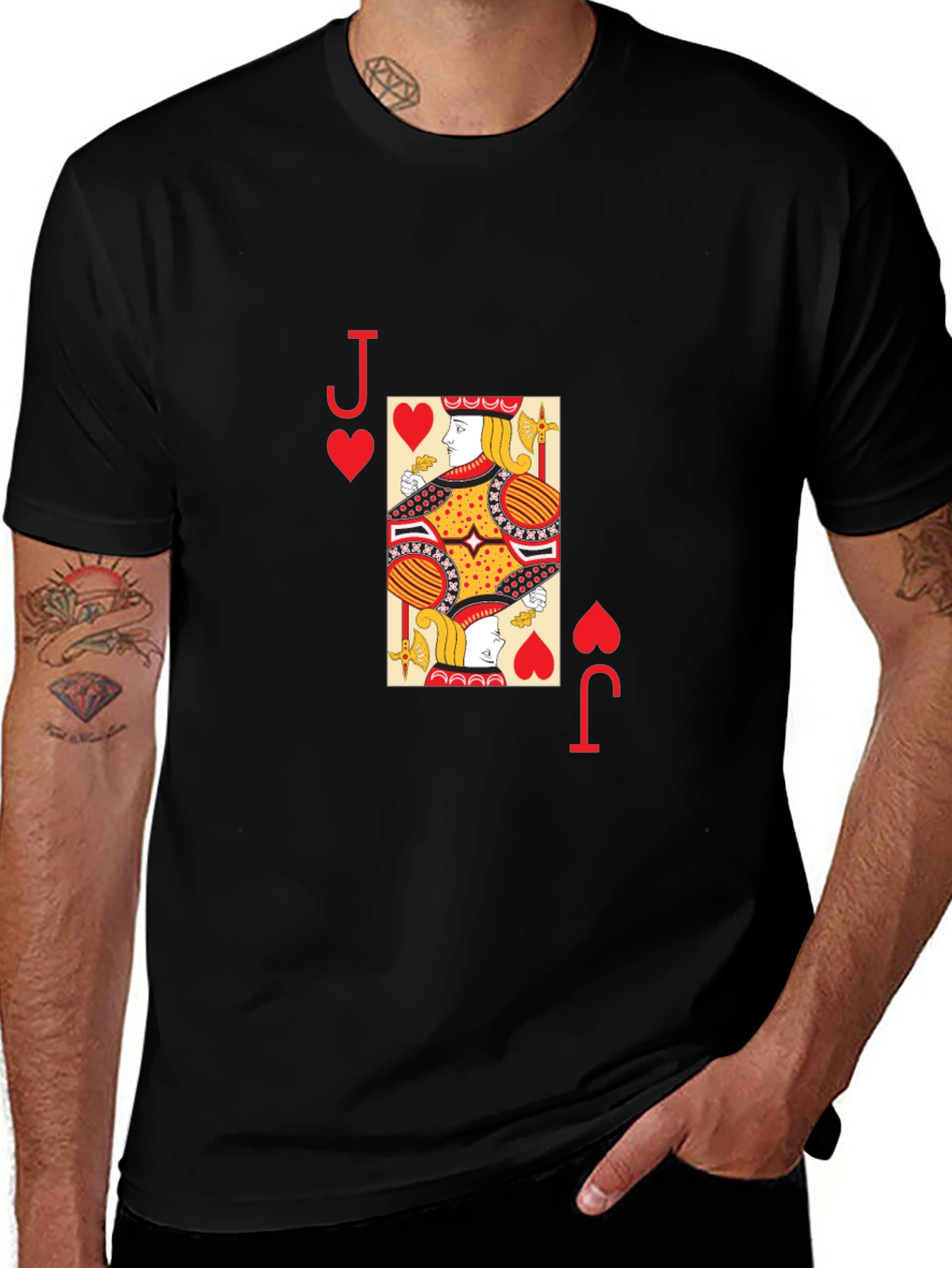Variant 13 of Jack of Hearts Graphic T-Shirt