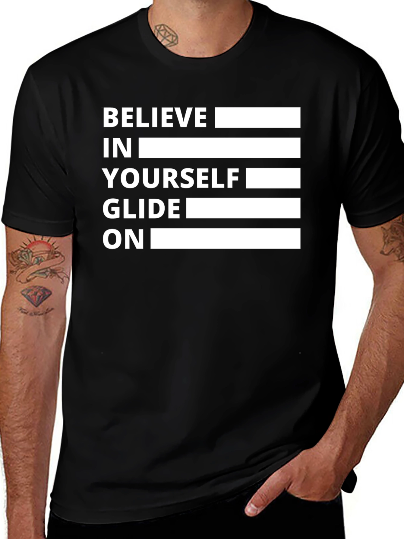 Variant 4 of Believe in Yourself Graphic Tee