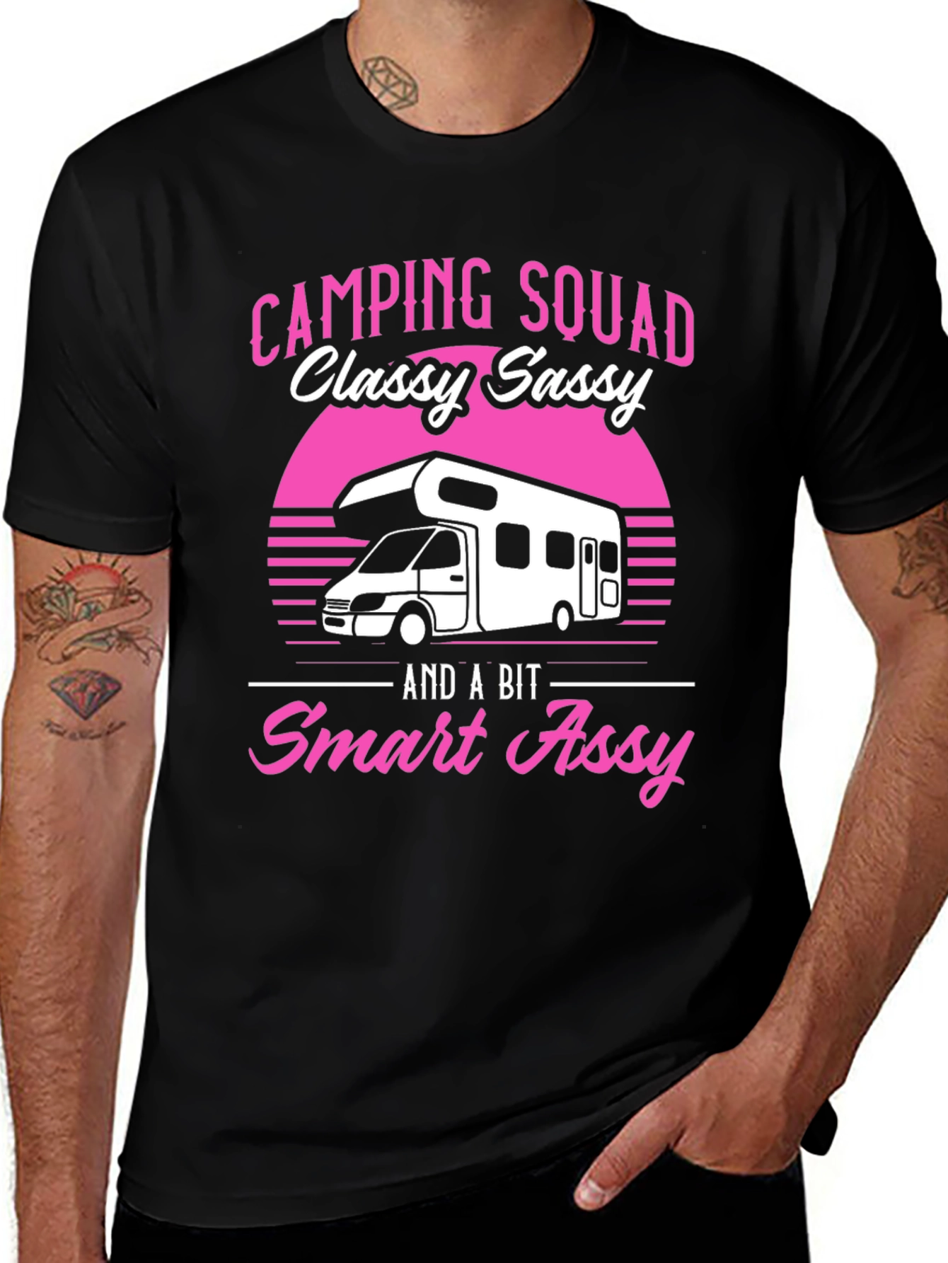 Variant 5 of Camping Squad T-Shirt - Classy Sassy & Smart Assy