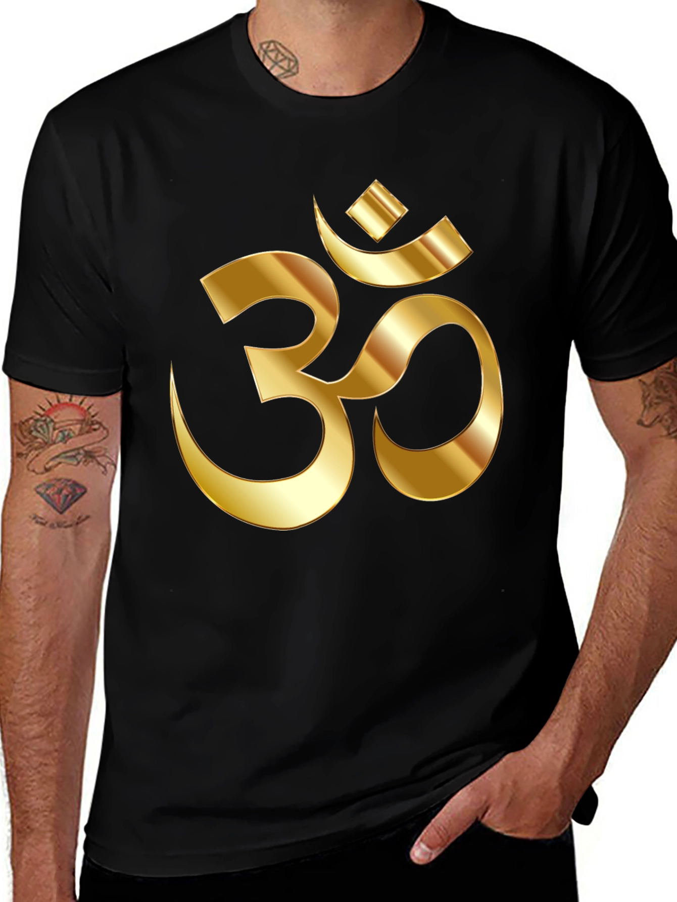Om Symbol Black T-Shirt