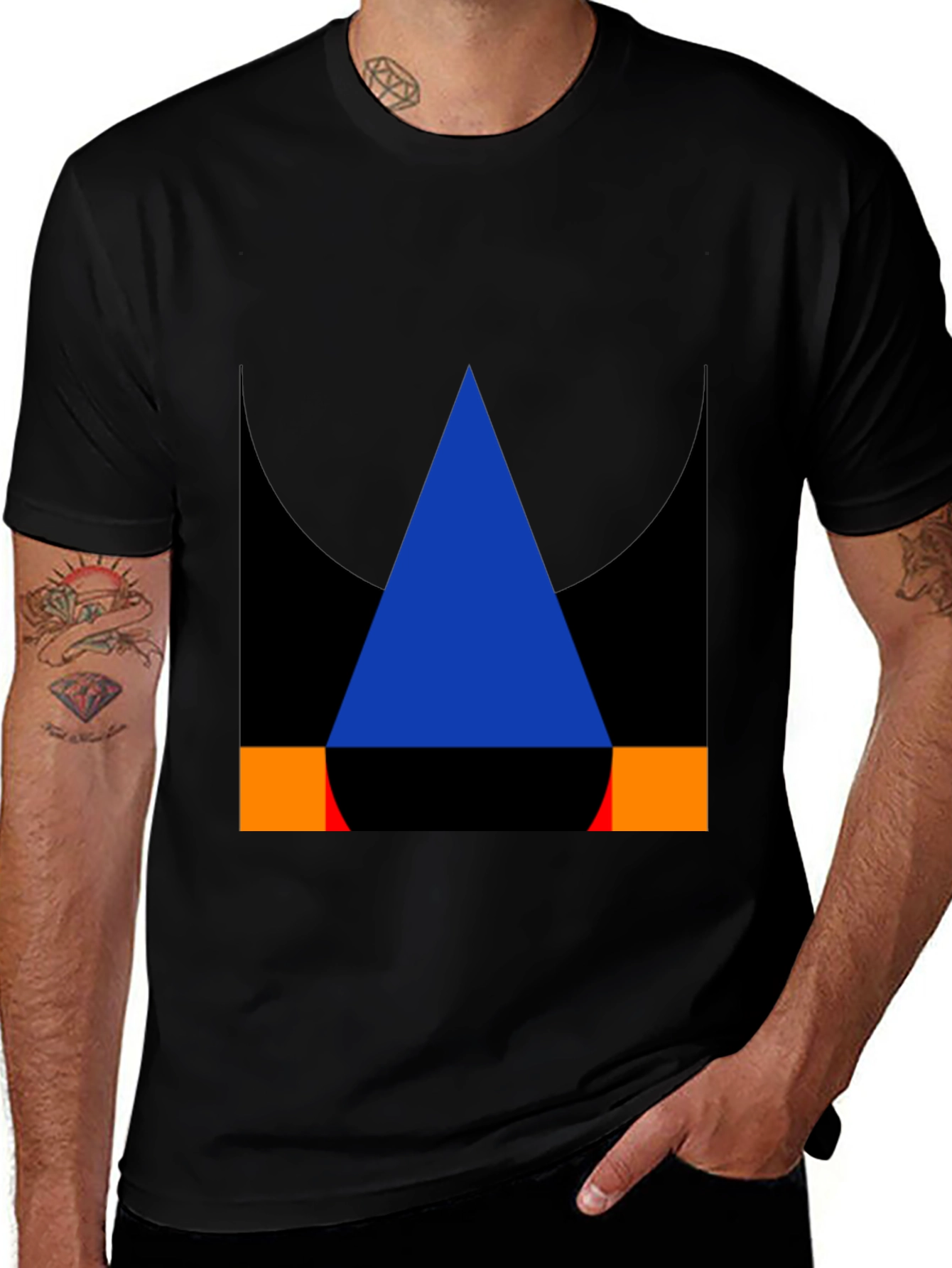 Variant 21 of Geometric Art Tee - Modern Design T-Shirt