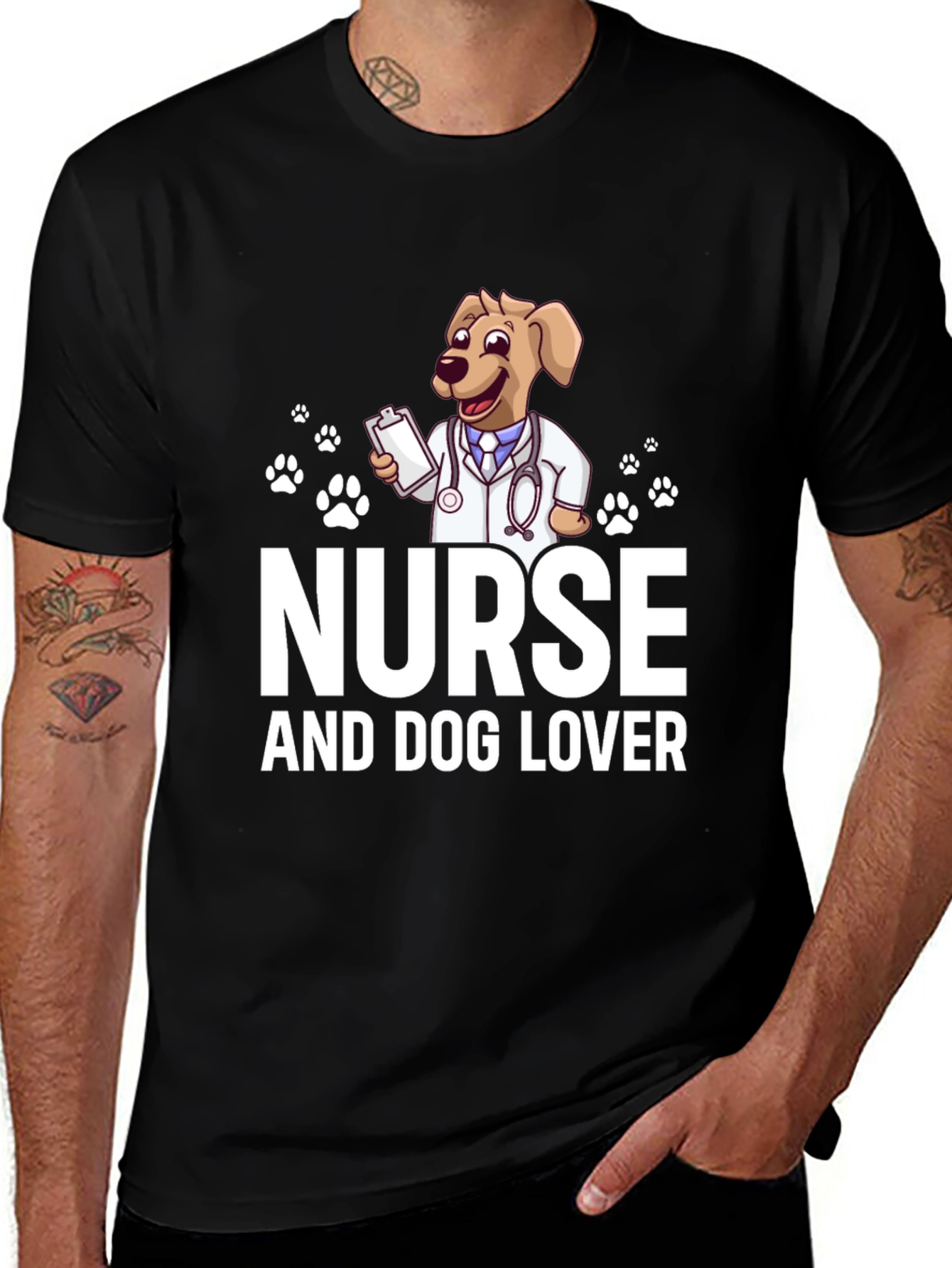 Nurse and Dog Lover T-Shirt