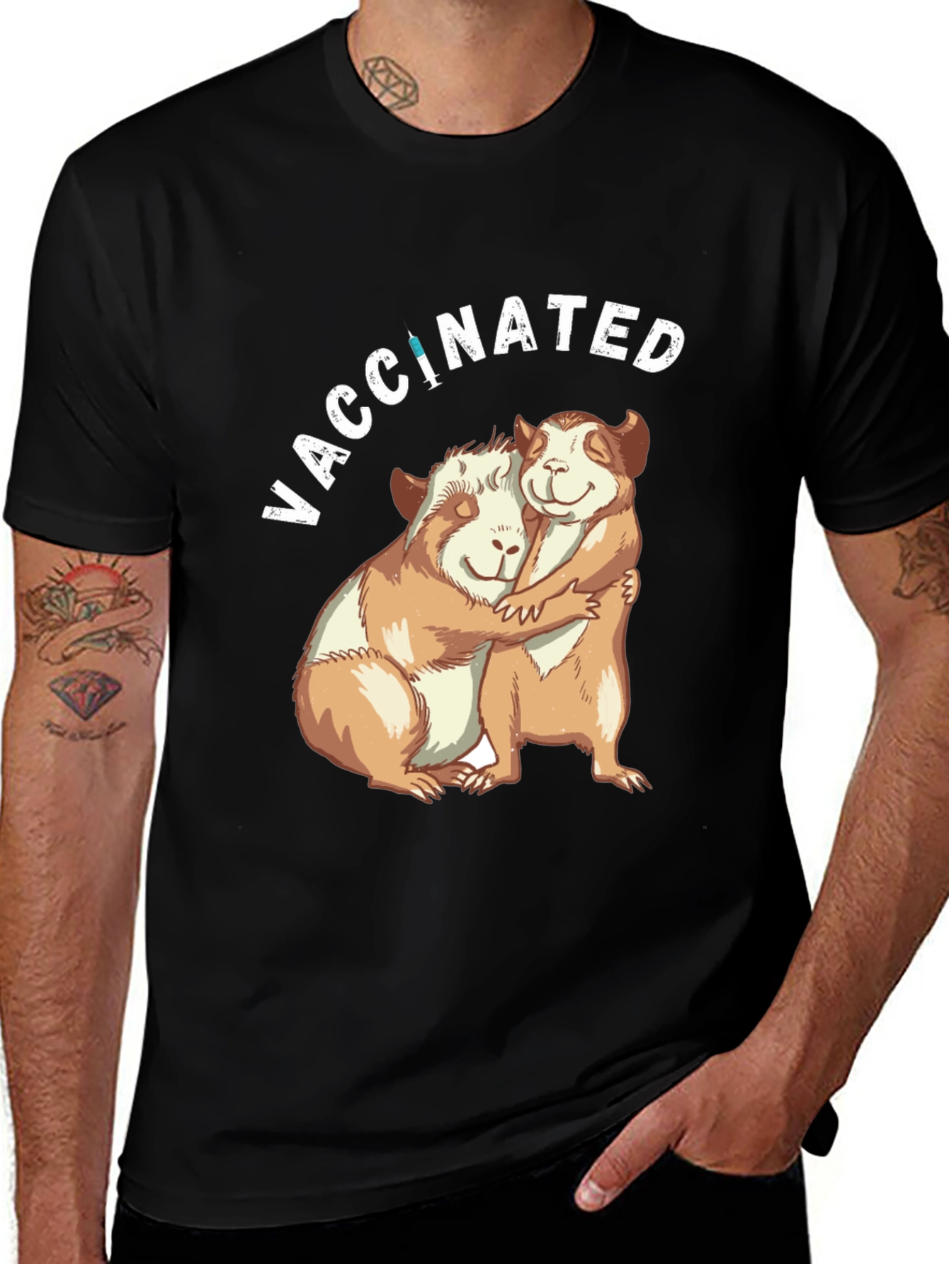 Variant 29 of Vaccinated Guinea Pigs Graphic Tee