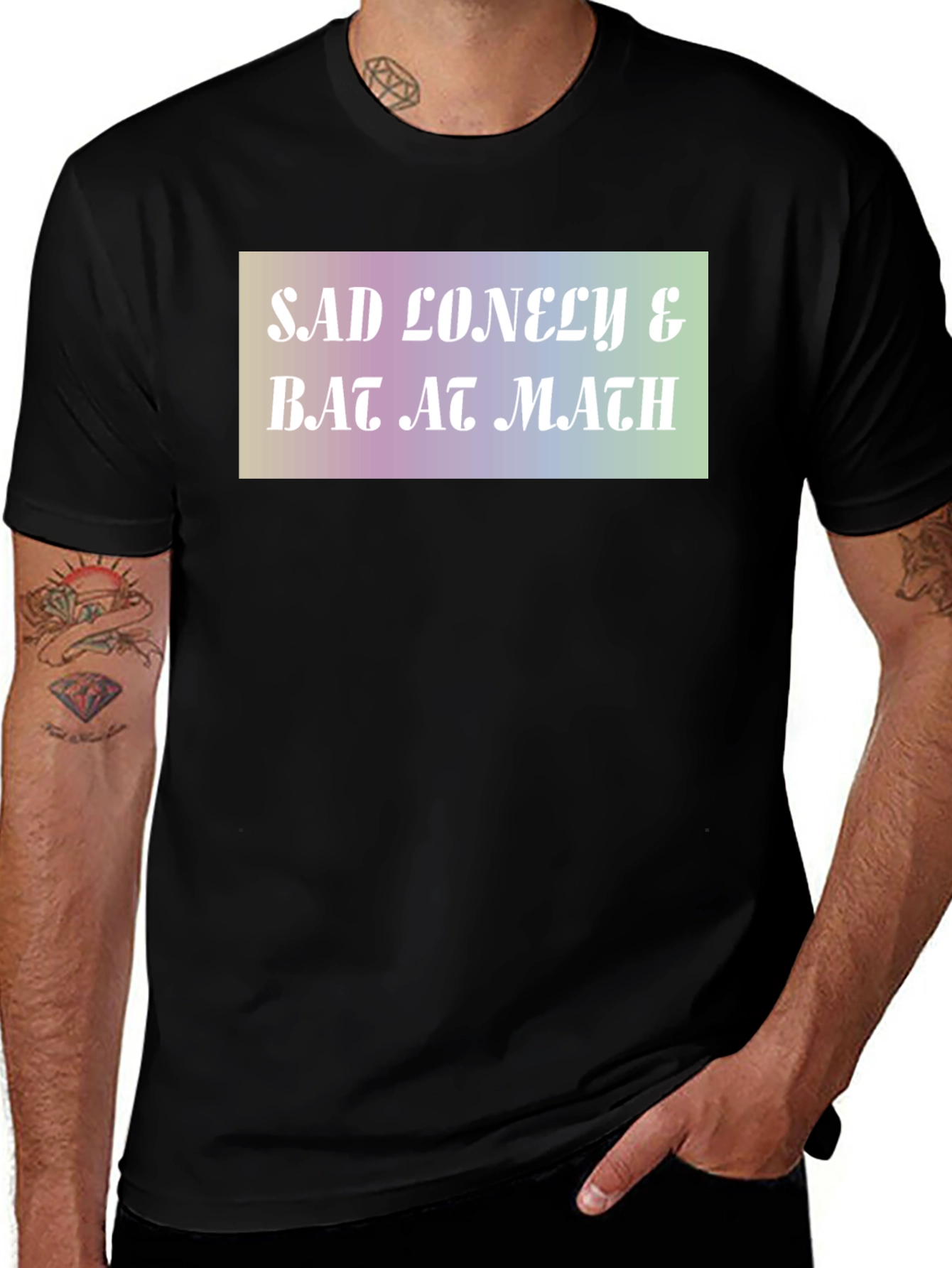 Variant 16 of Sad Lonely & Bad at Math Graphic T-Shirt