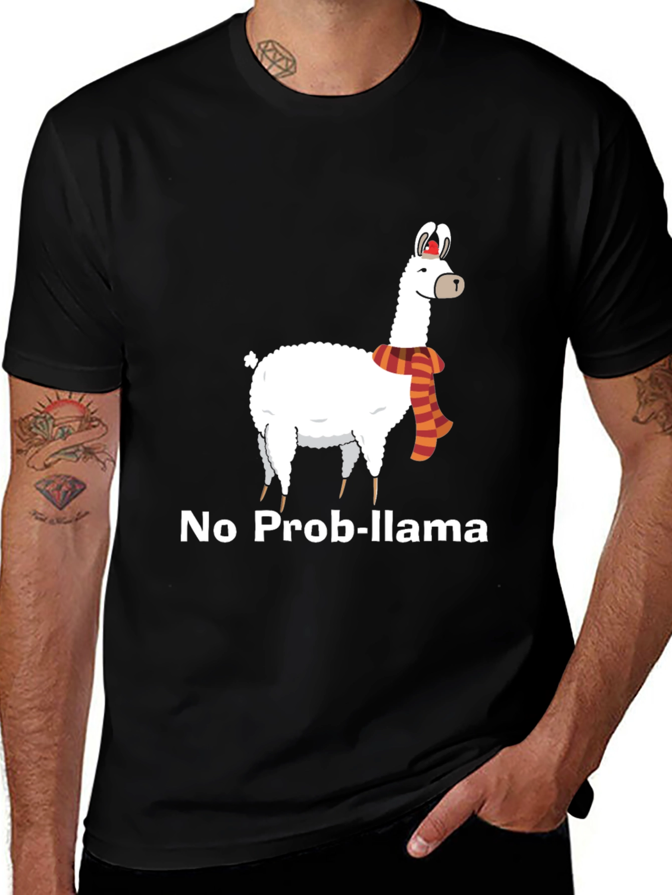 Variant 19 of No Prob-Llama Graphic Tee