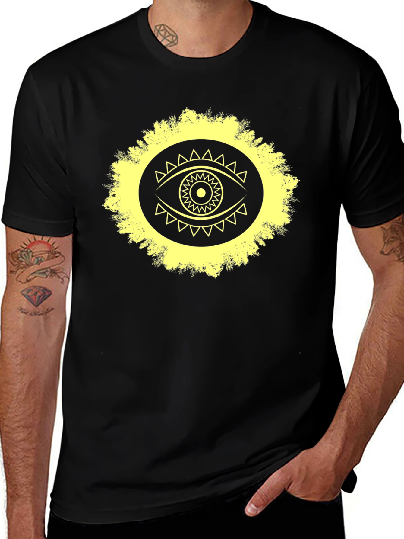Black Eye Graphic Black T-Shirt main image
