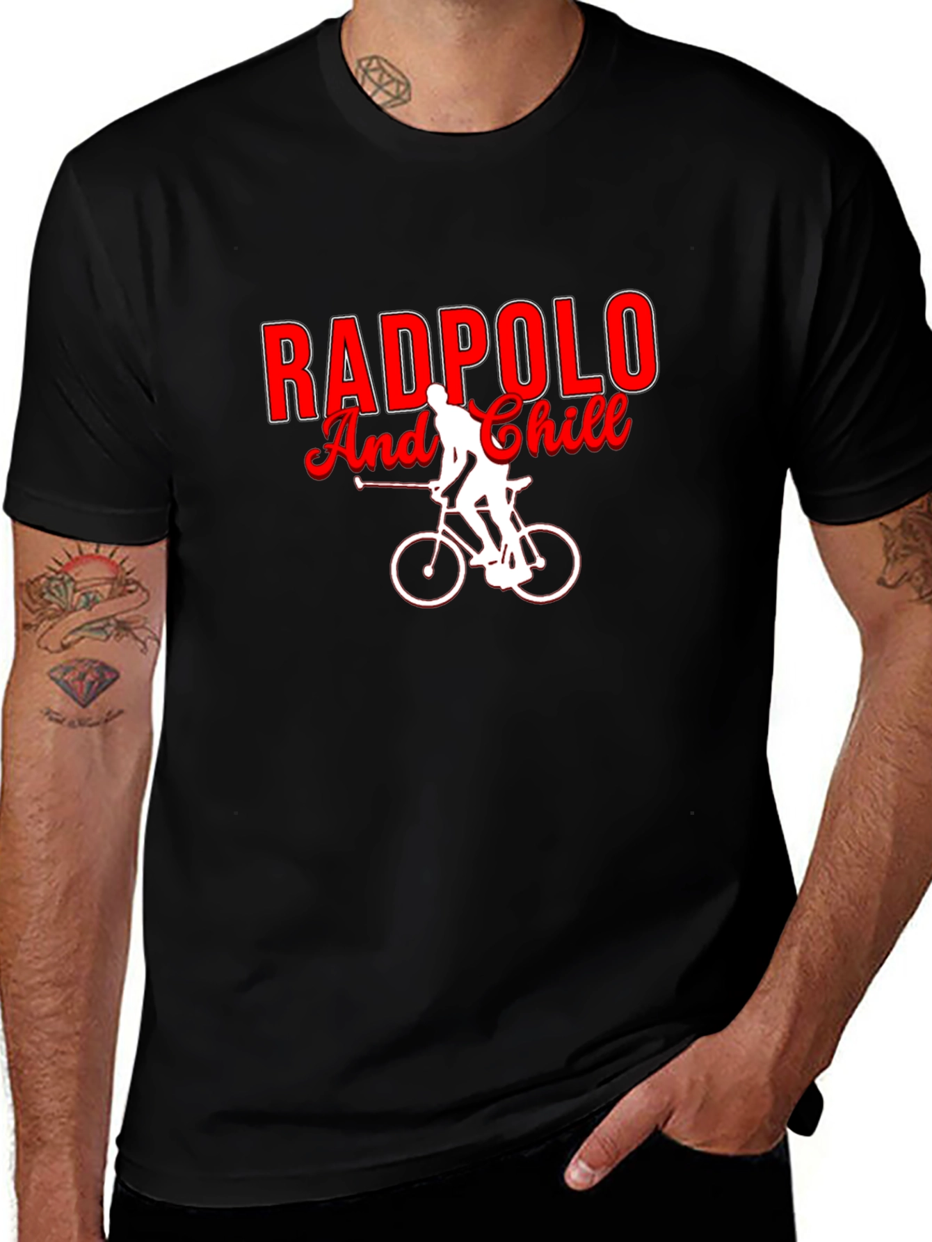 Variant 16 of Radpolo And Chill T-Shirt - Black