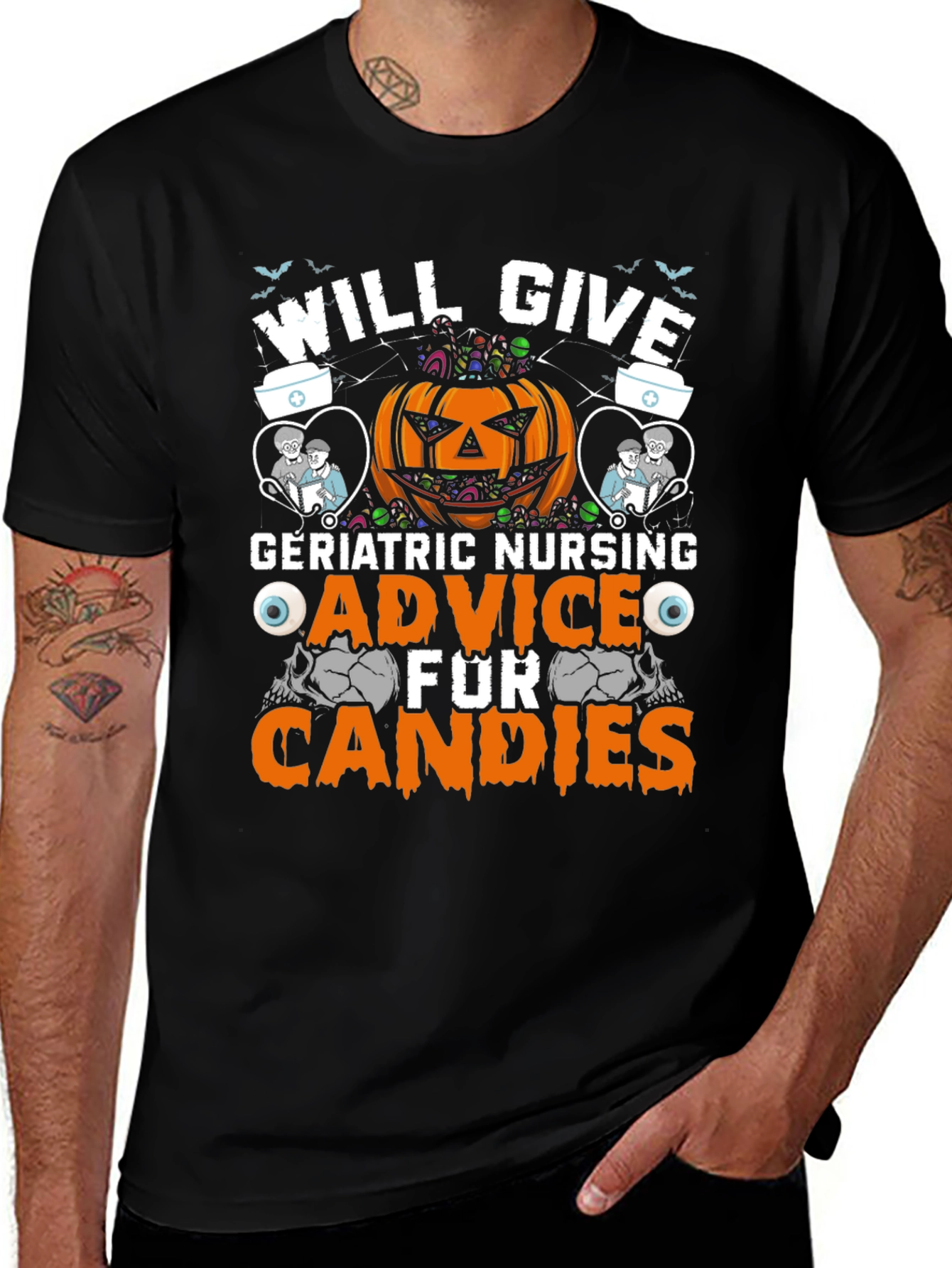Variant 26 of Geriatric Nursing Halloween T-Shirt