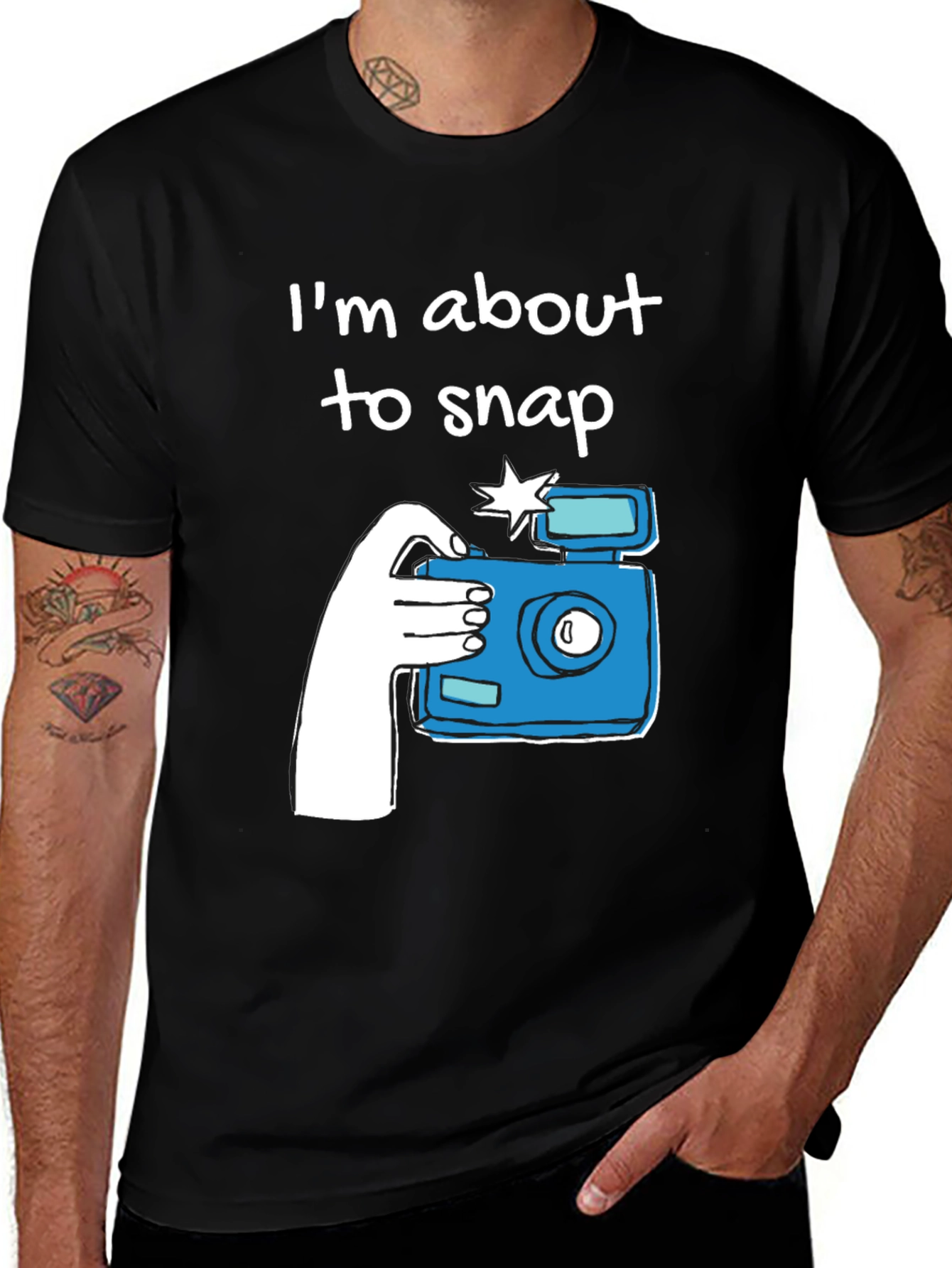 Variant 7 of I'm About to Snap Graphic T-Shirt