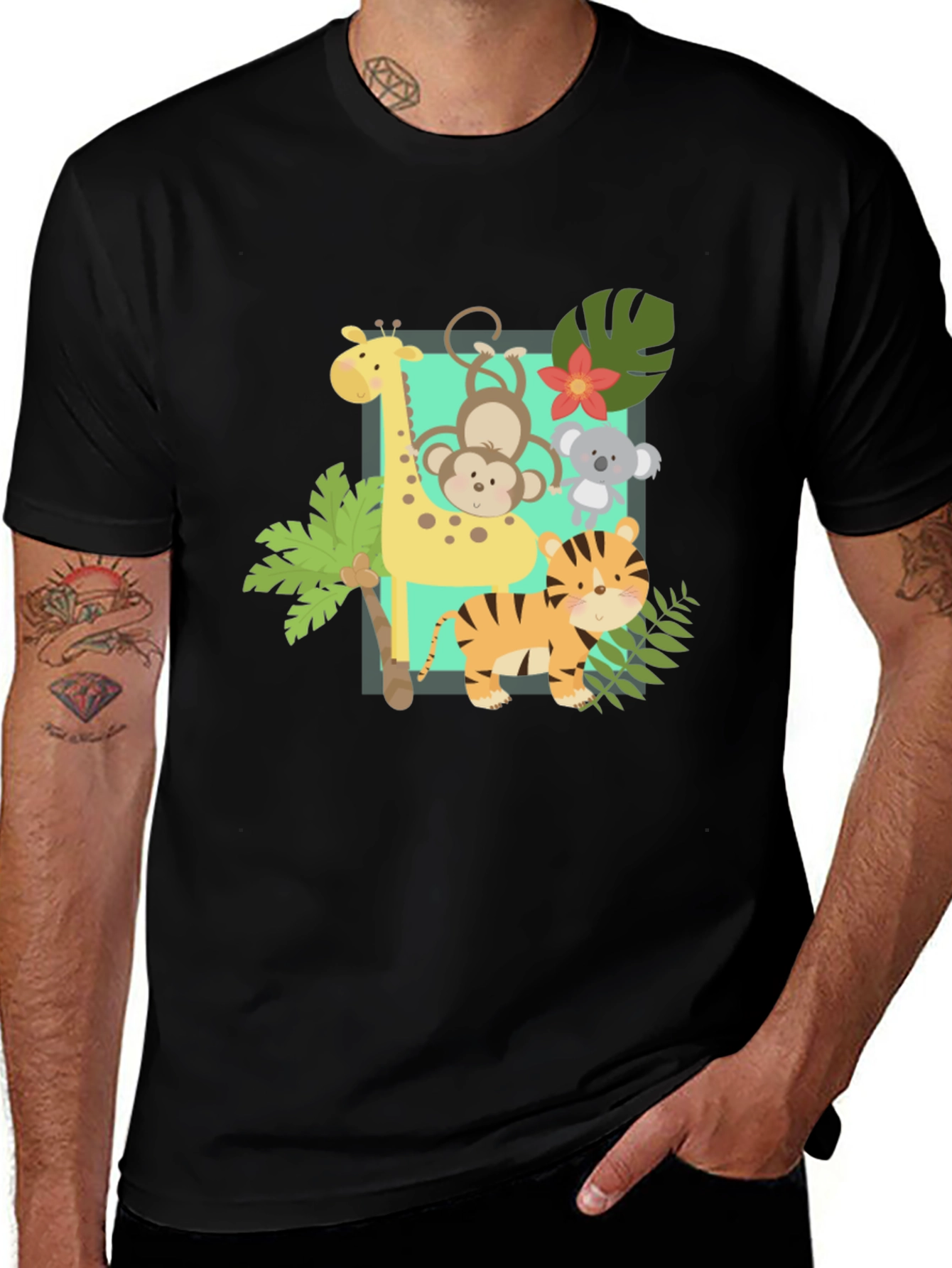 Jungle Friends Graphic T-Shirt