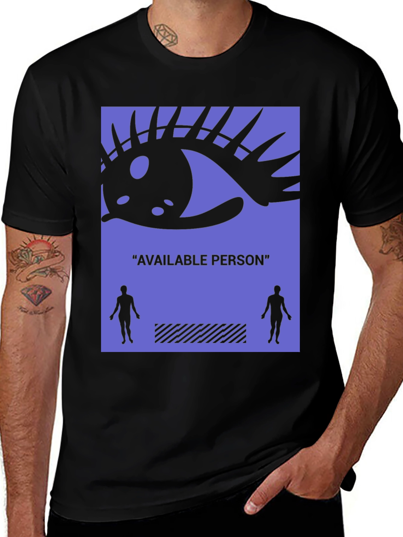 Variant 8 of Available Person Eye Graphic Tee