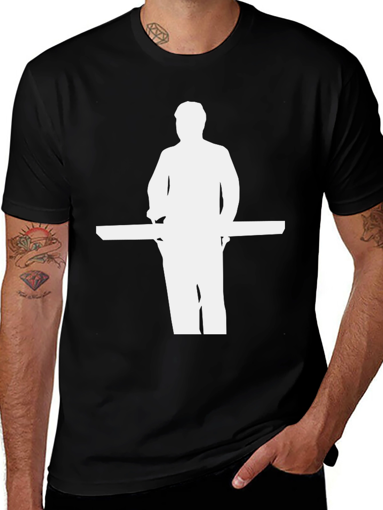 Variant 19 of Retro Foosball Player Graphic Tee