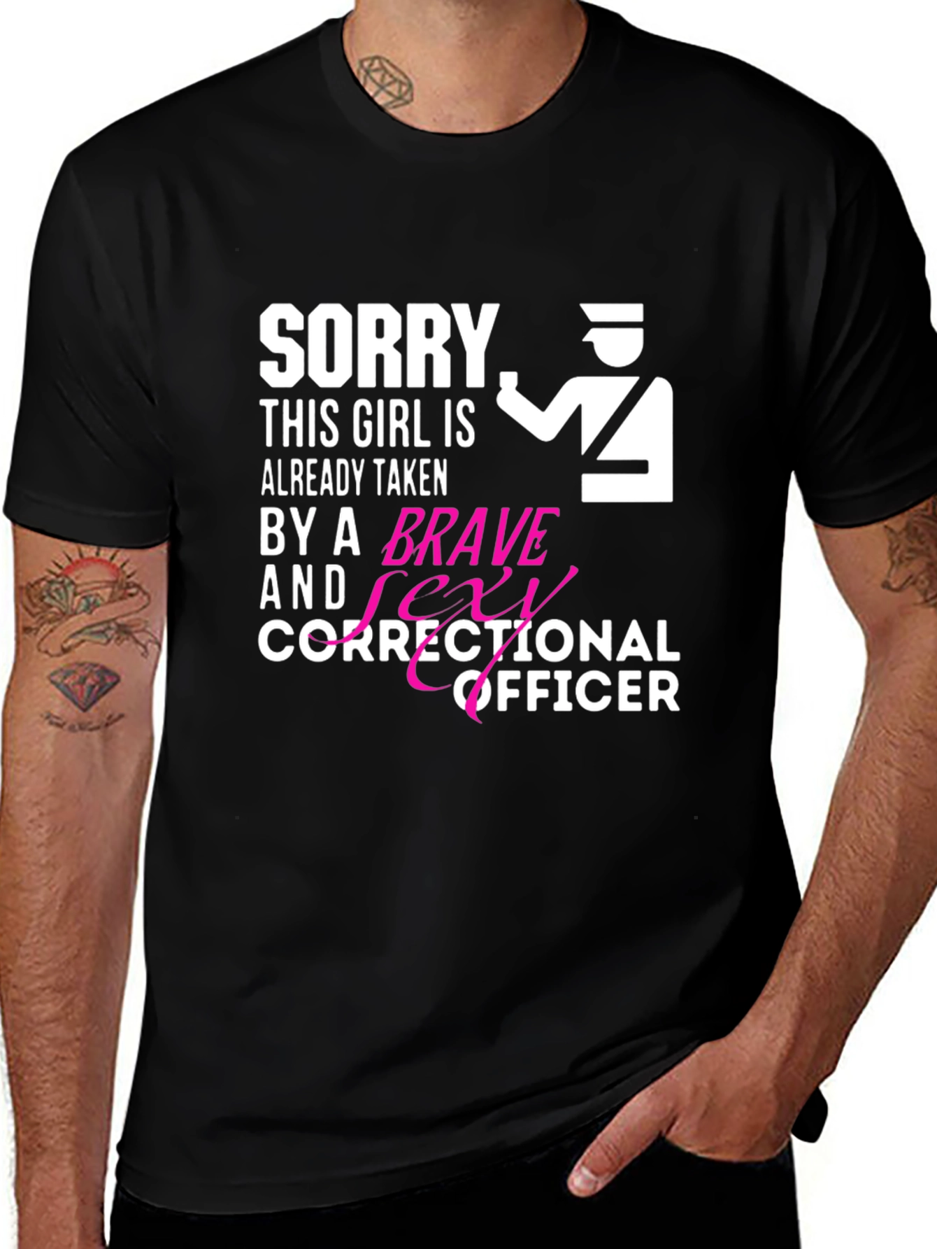 Variant 30 of Correctional Officer's Girl T-Shirt - Sorry Already Taken