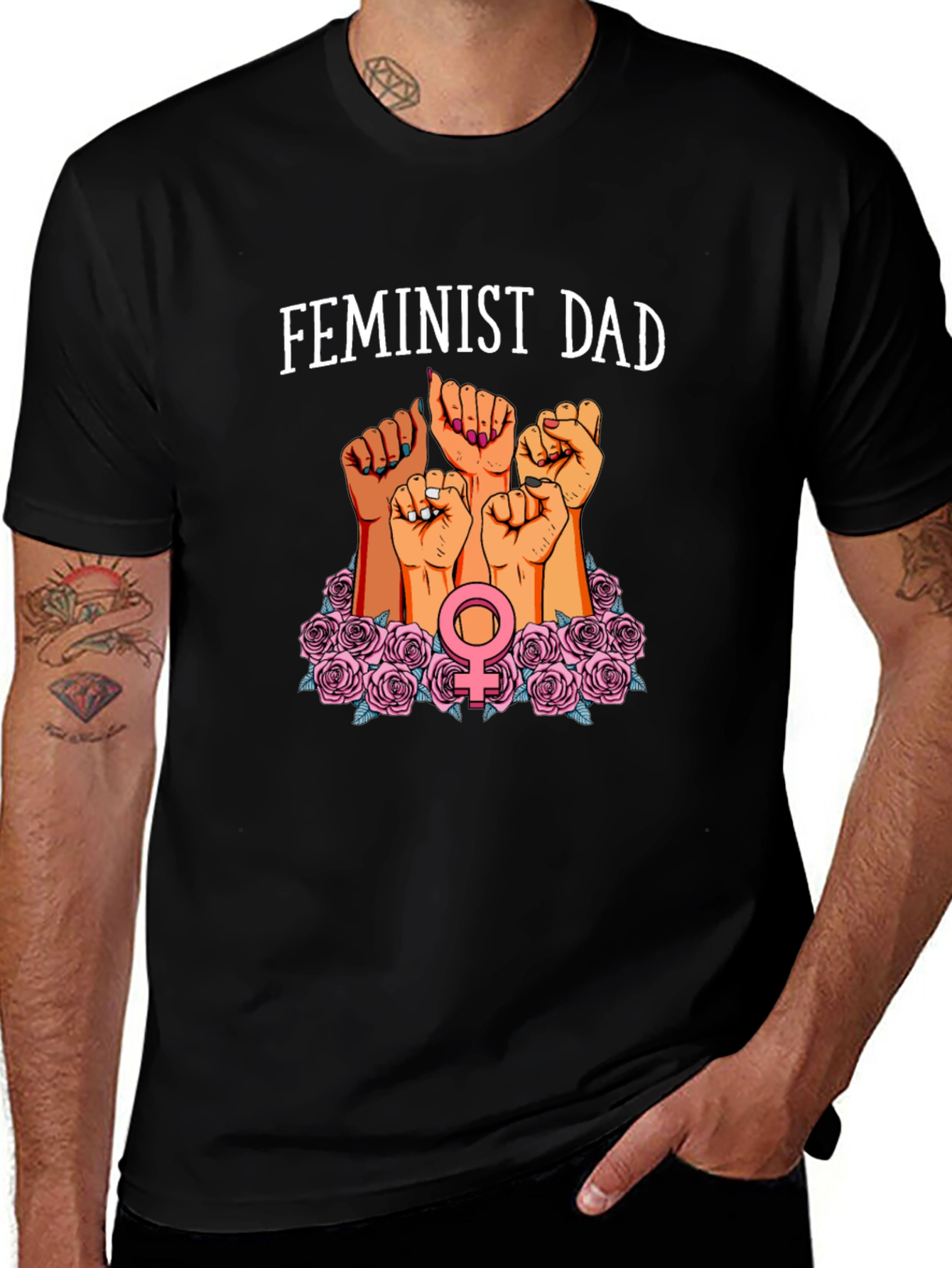 Feminist Dad T-Shirt - Empowering Message