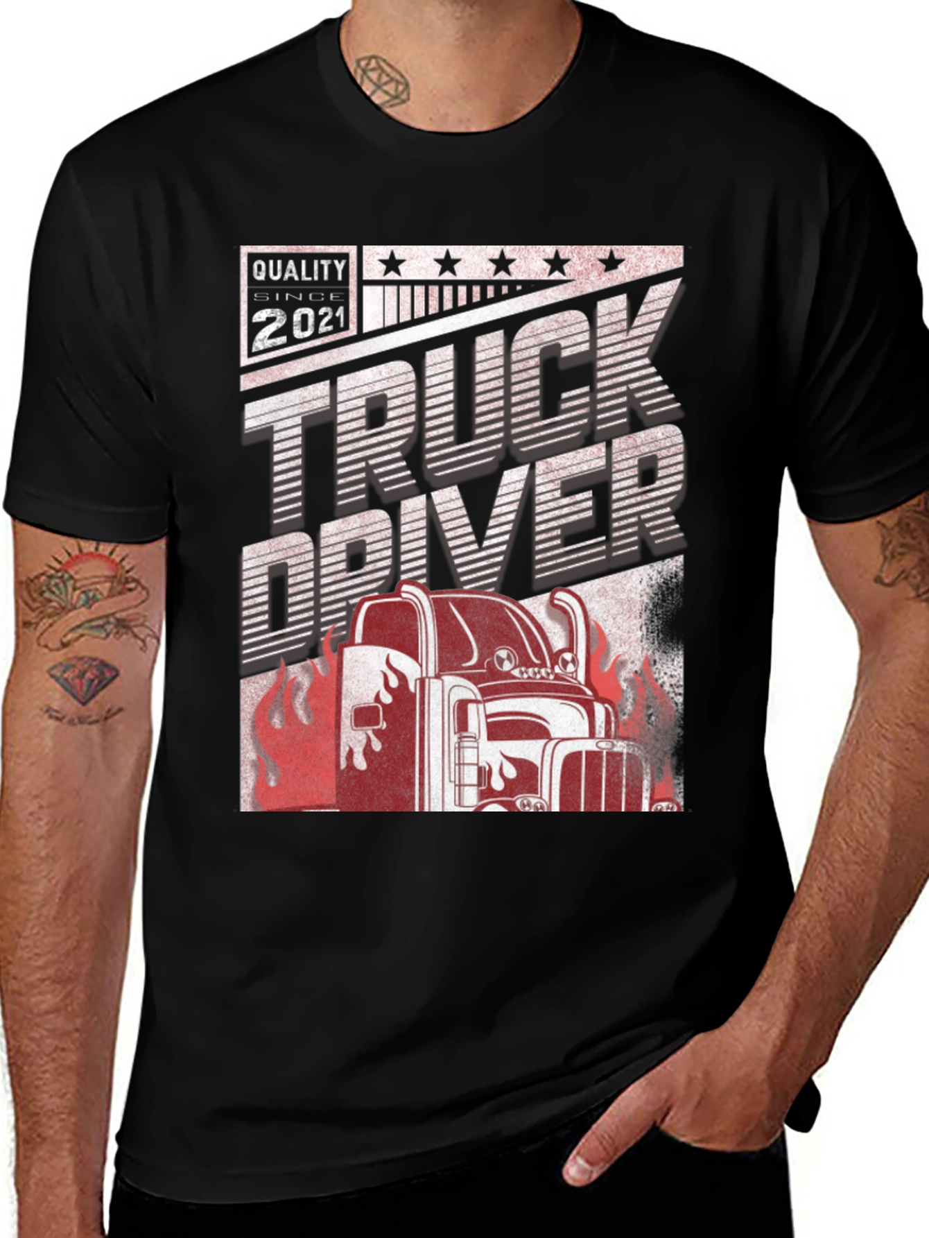 Variant 27 of Truck Driver Quality Since 2021 T-Shirt