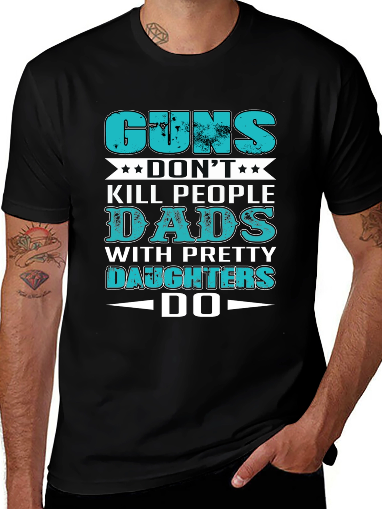 Variant 3 of Guns Don't Kill People T-Shirt