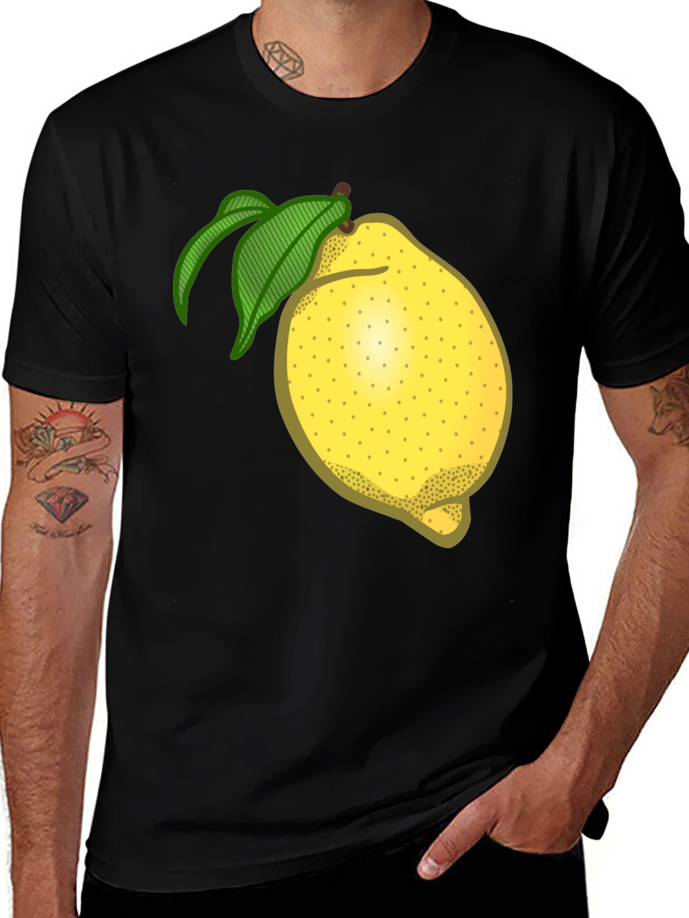 Variant 27 of Lemon Graphic T-Shirt - Fruity Fun Fashion