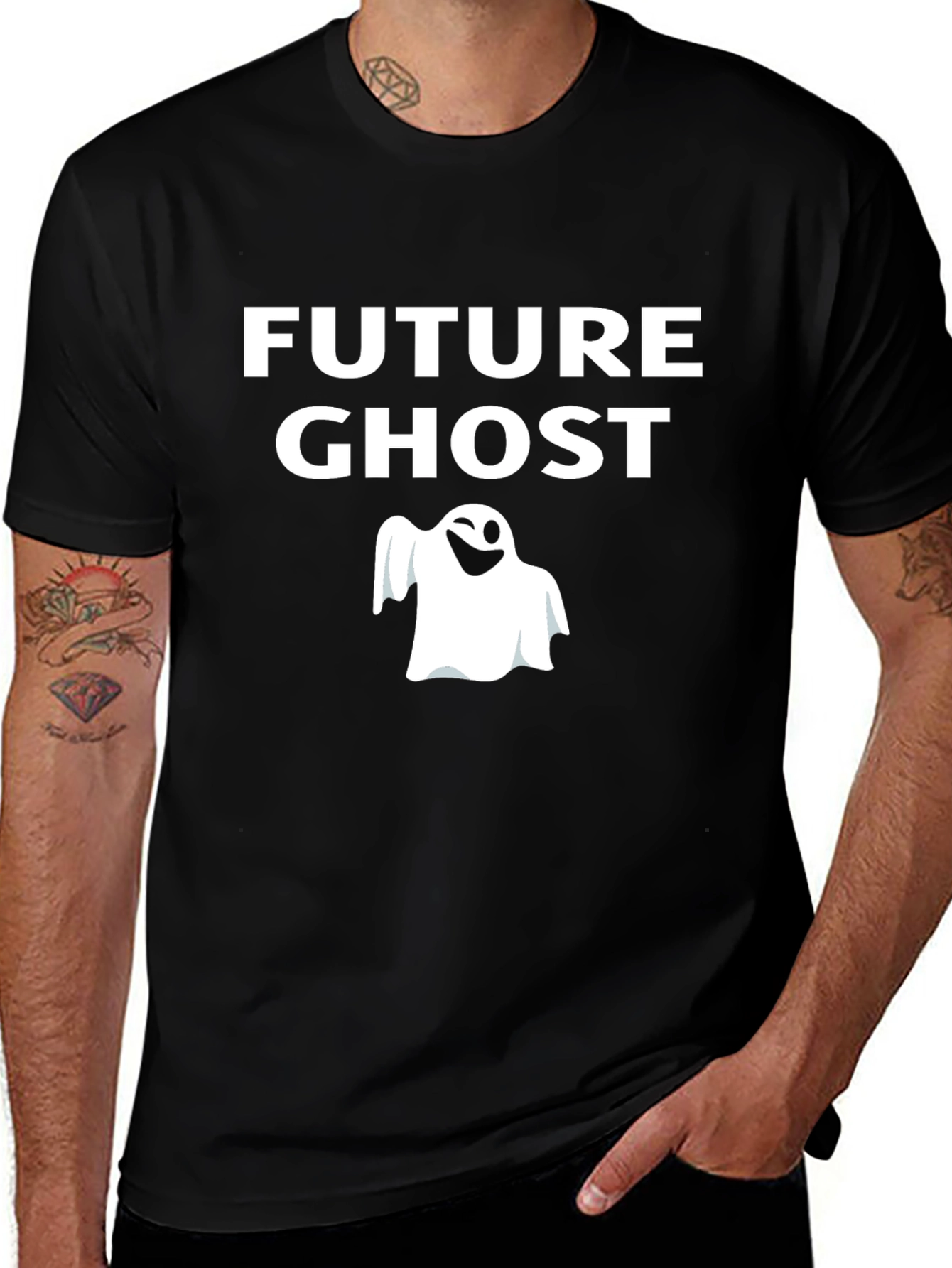 Variant 16 of Future Ghost Graphic Tee - Spooky Season Comfort