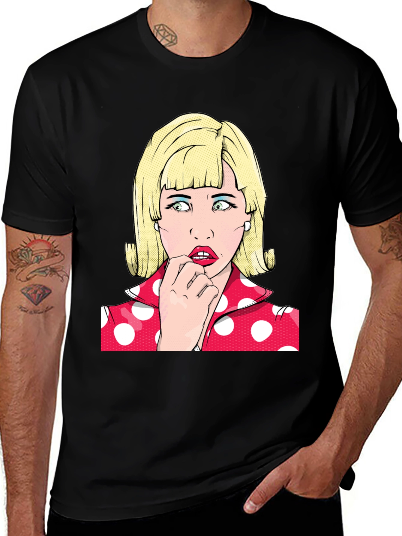 Variant 10 of Retro Pop Art Woman Graphic T-Shirt