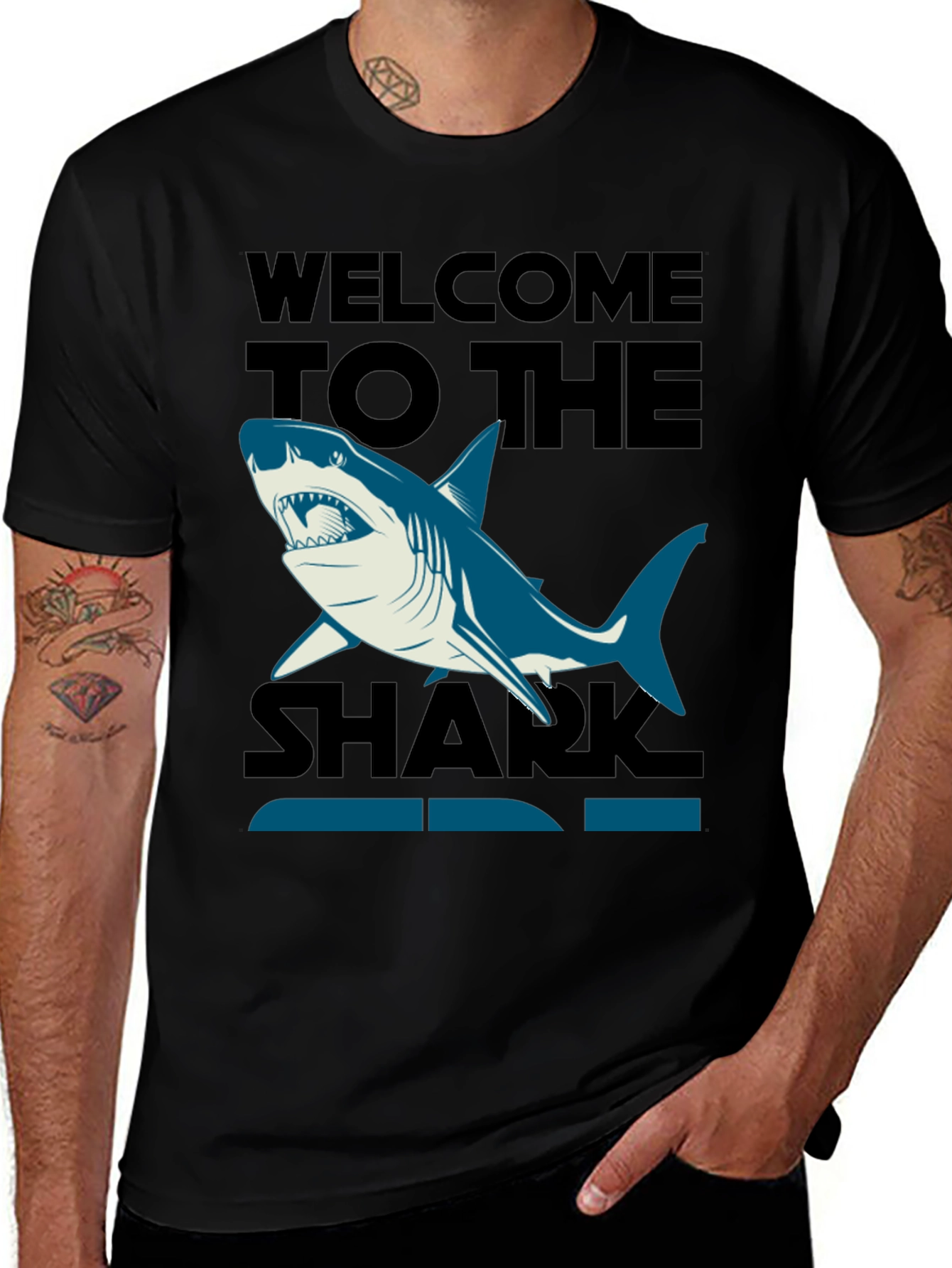 Variant 29 of Welcome to the Shark Side Graphic Tee