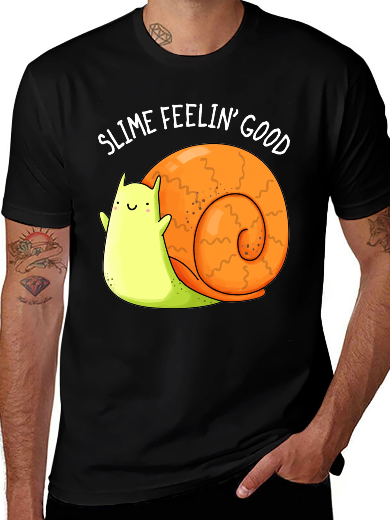 Variant 4 of Slime Feelin' Good Graphic Tee - Comfort & Style