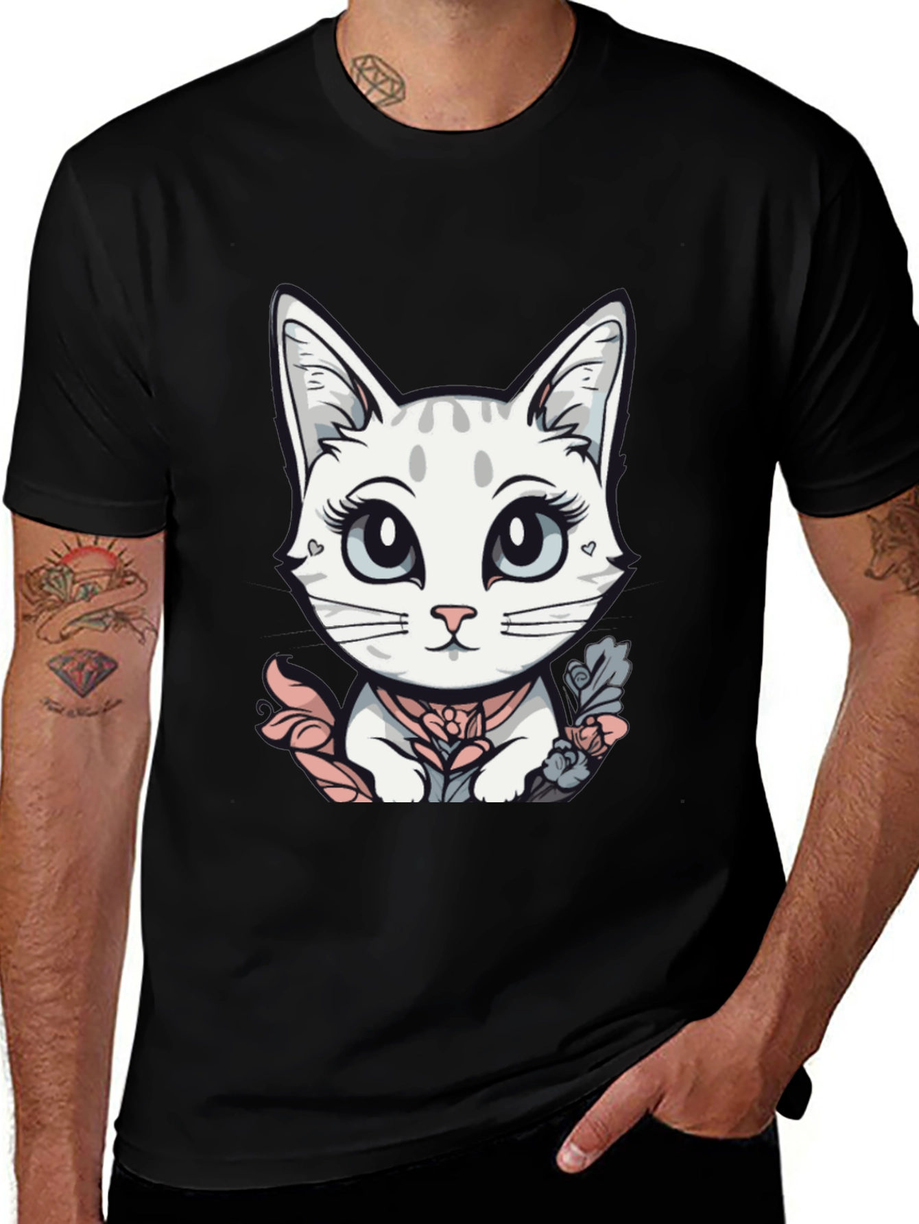 Variant 30 of Cute Cat Graphic T-Shirt