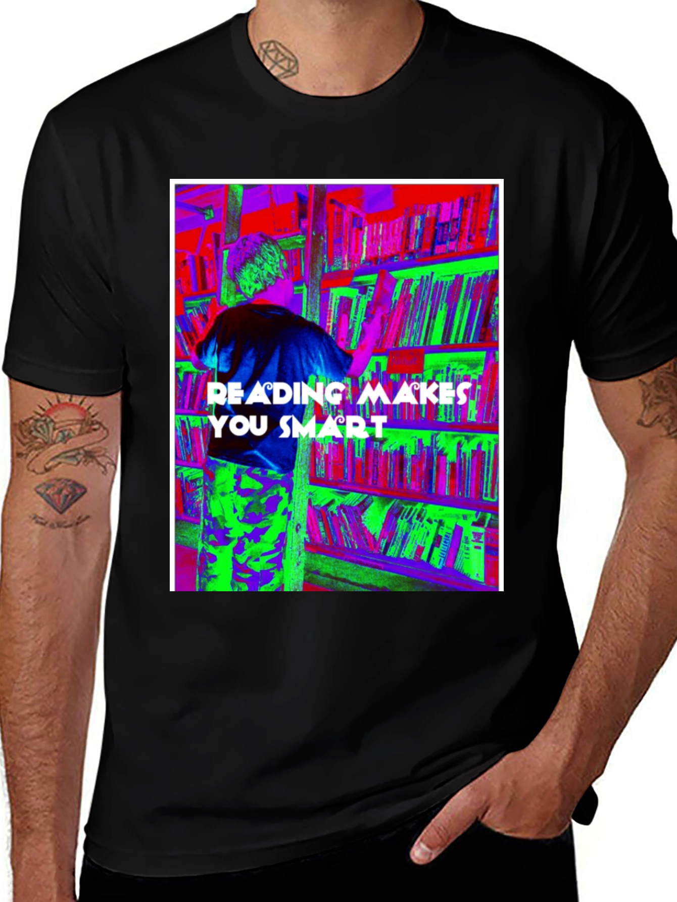 Variant 24 of Reading Makes You Smart T-Shirt