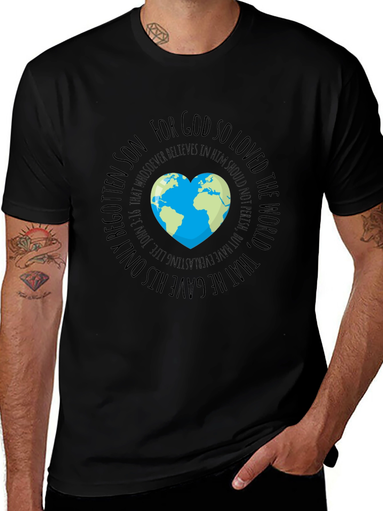 God So Loved the World Graphic T-Shirt