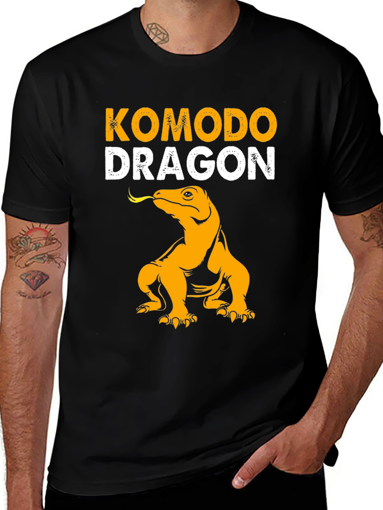 Variant 12 of Komodo Dragon Graphic Tee - Reptile Lover T-Shirt