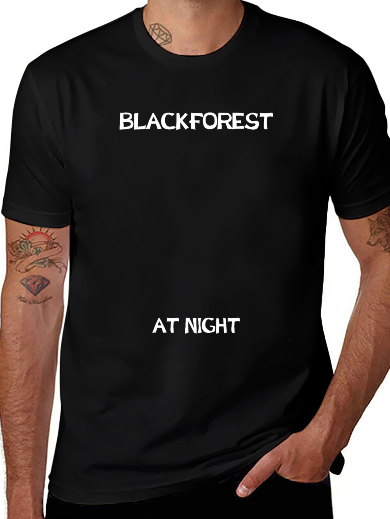 Blackforest at Night Graphic T-Shirt