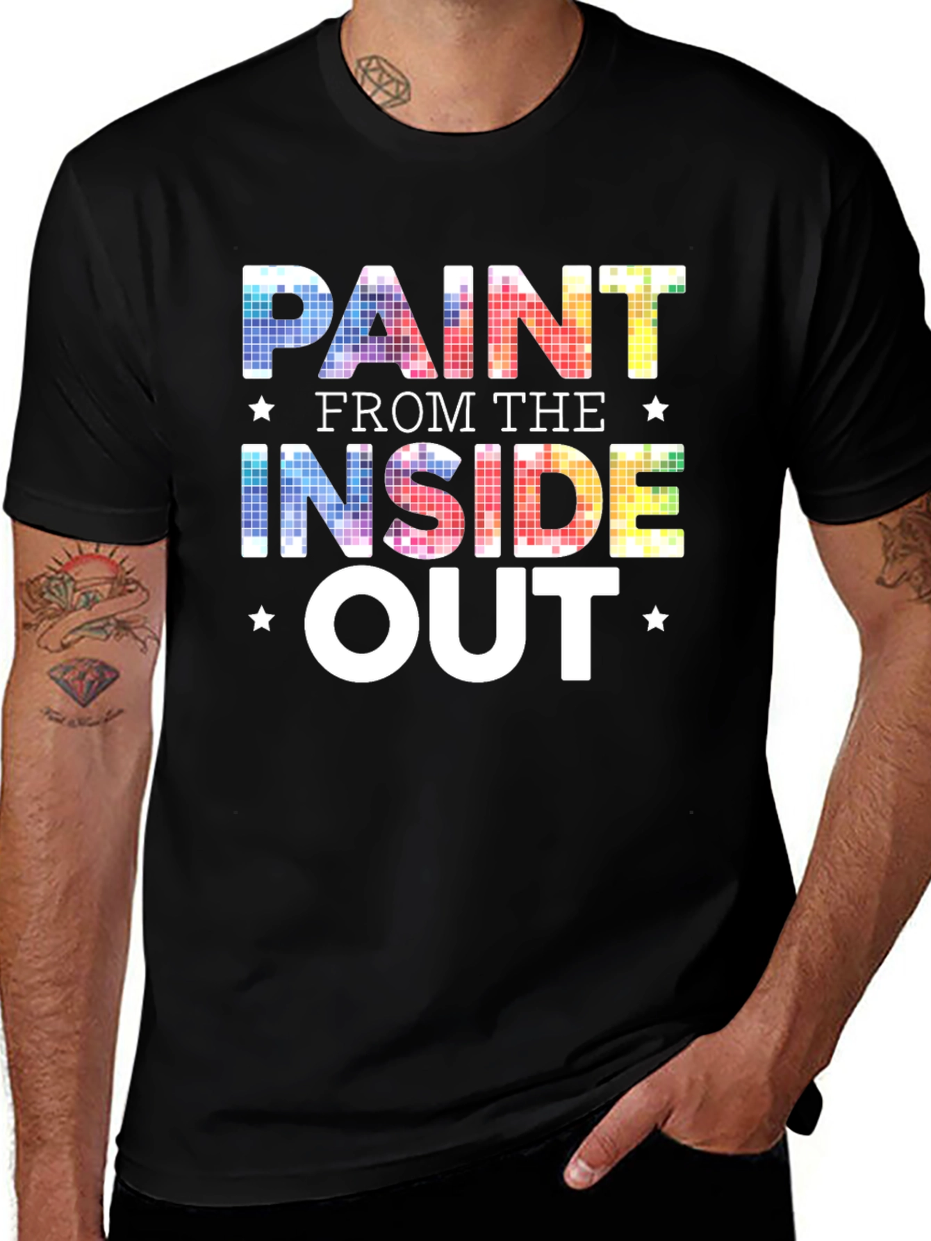 Variant 20 of Paint From The Inside Out Graphic T-Shirt