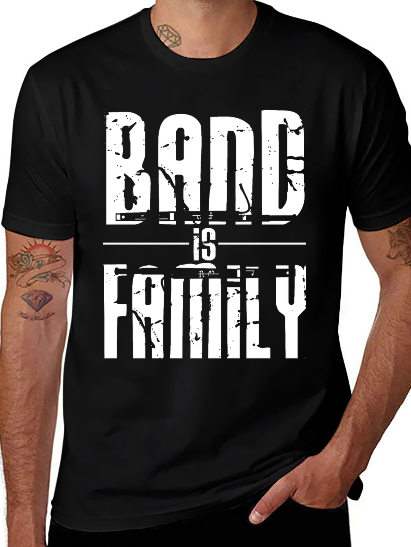 Variant 18 of Band is Family Graphic Print T-Shirt