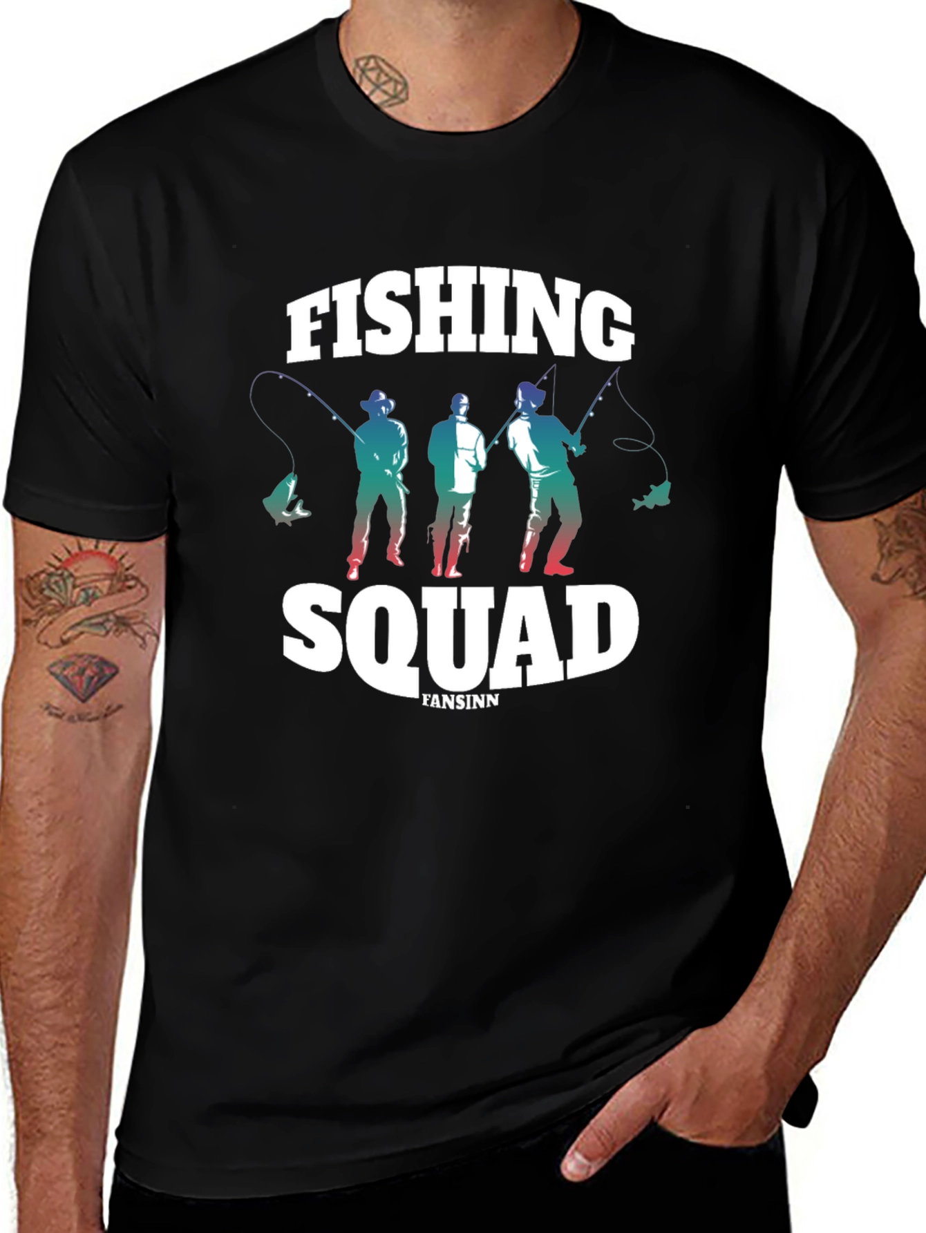 Variant 8 of Fishing Squad Graphic T-Shirt