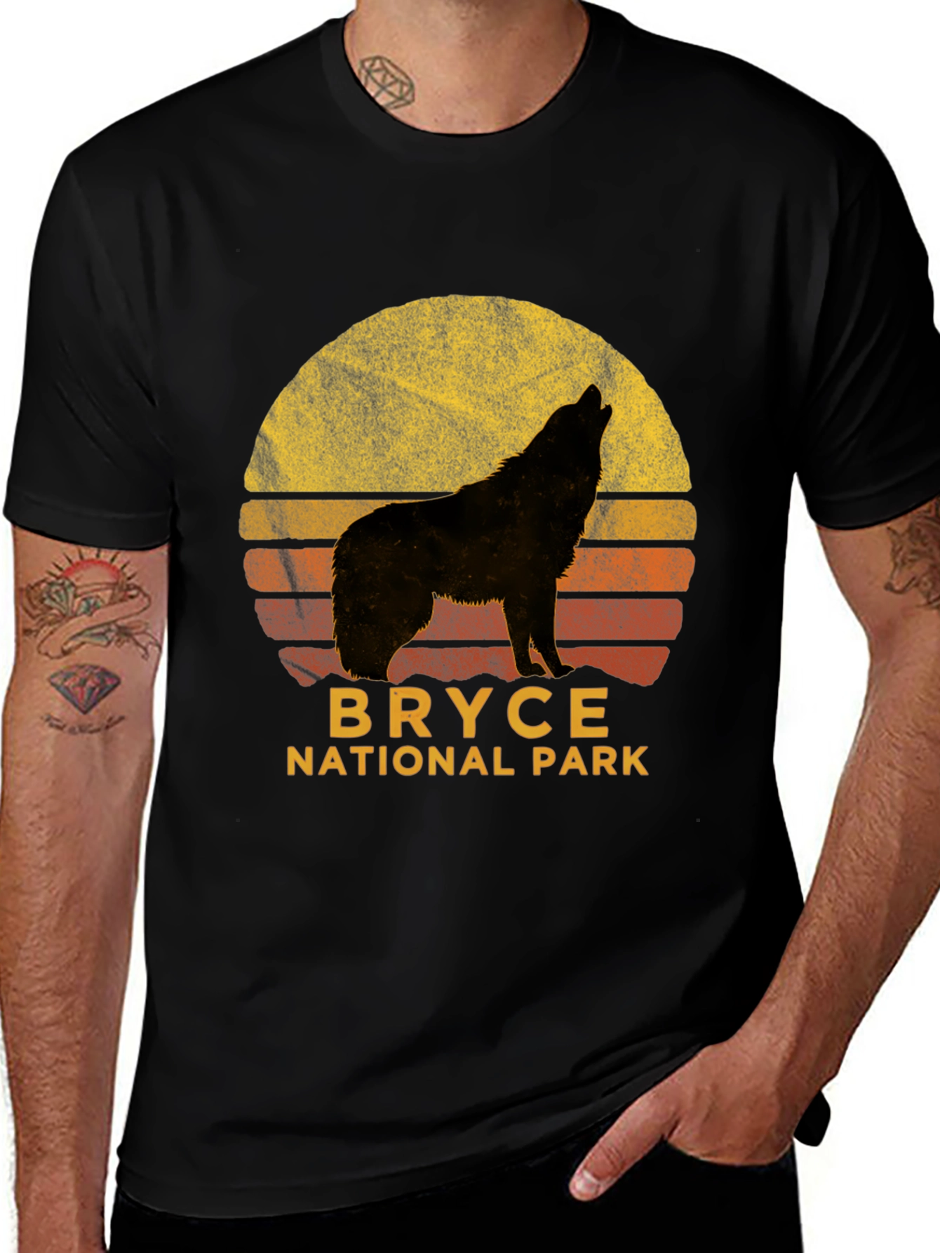 Variant 28 of Bryce National Park Wolf T-Shirt